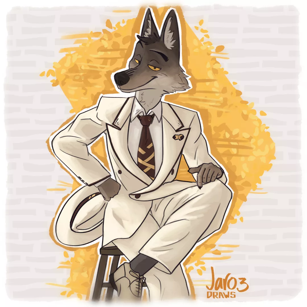 Fanart of Mr. wolf (By me)