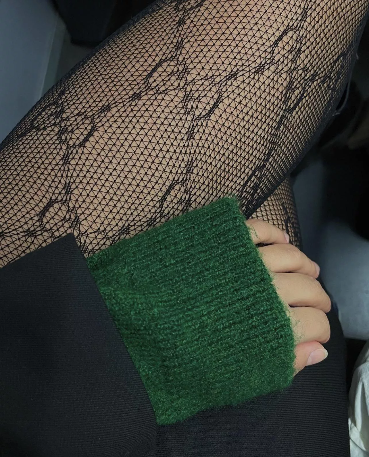 Fashionable in fishnets