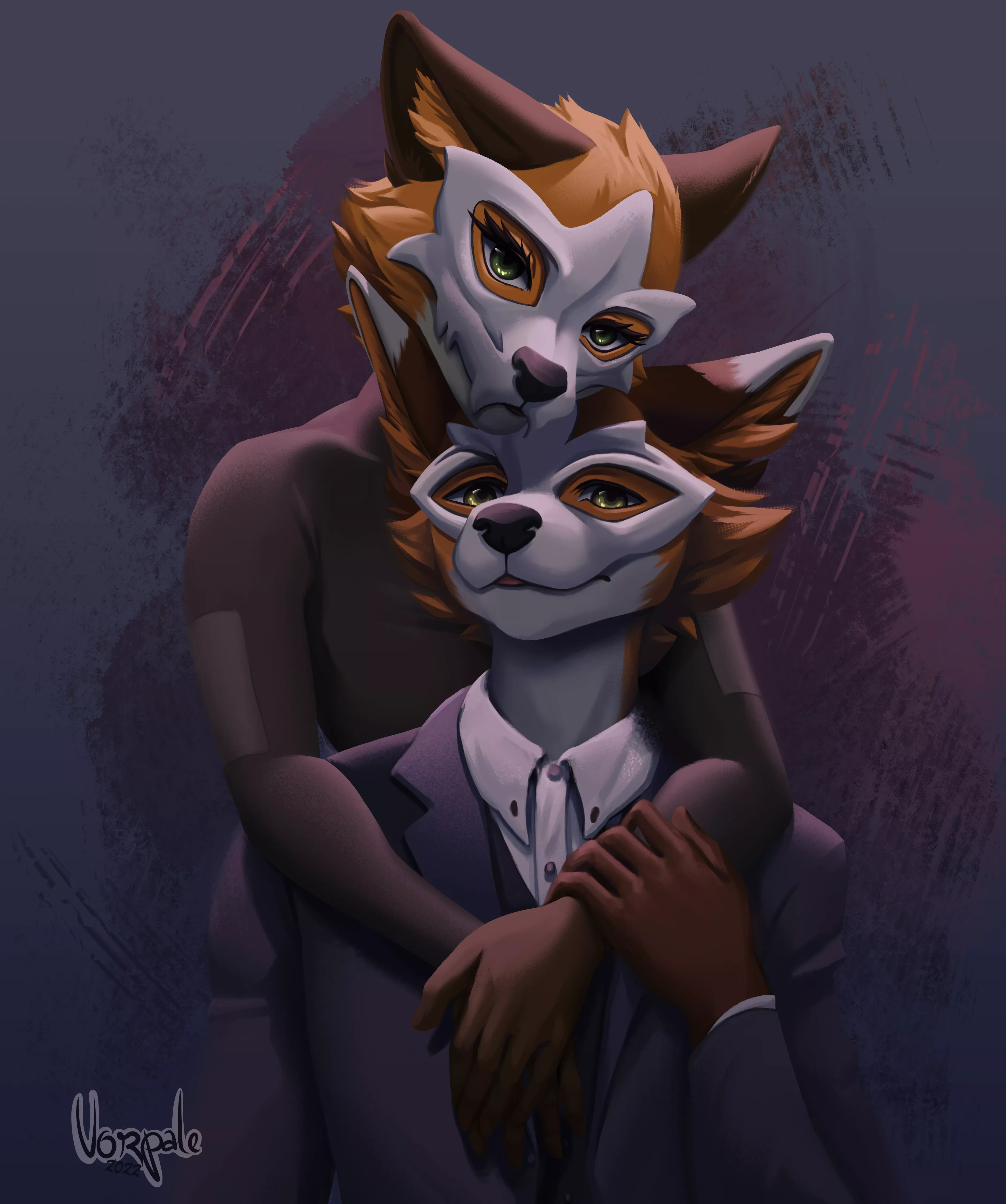 Father & Daughter (Art by Vorpale on FA)