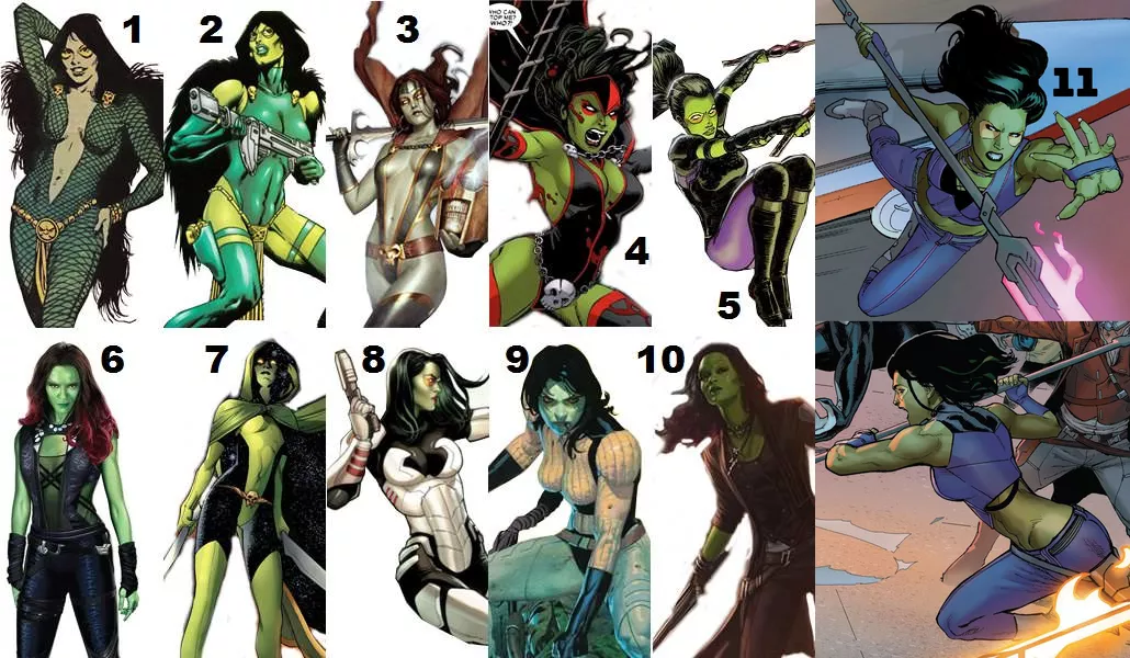 Favorite Gamora Outfits? [various marvel comics]