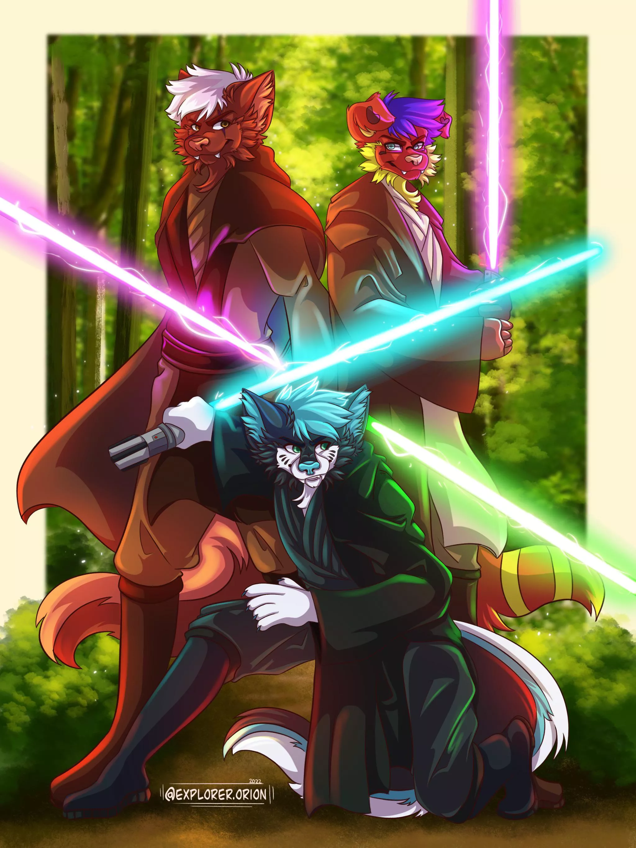 Favourite lightsaber colour ? (Art by me)