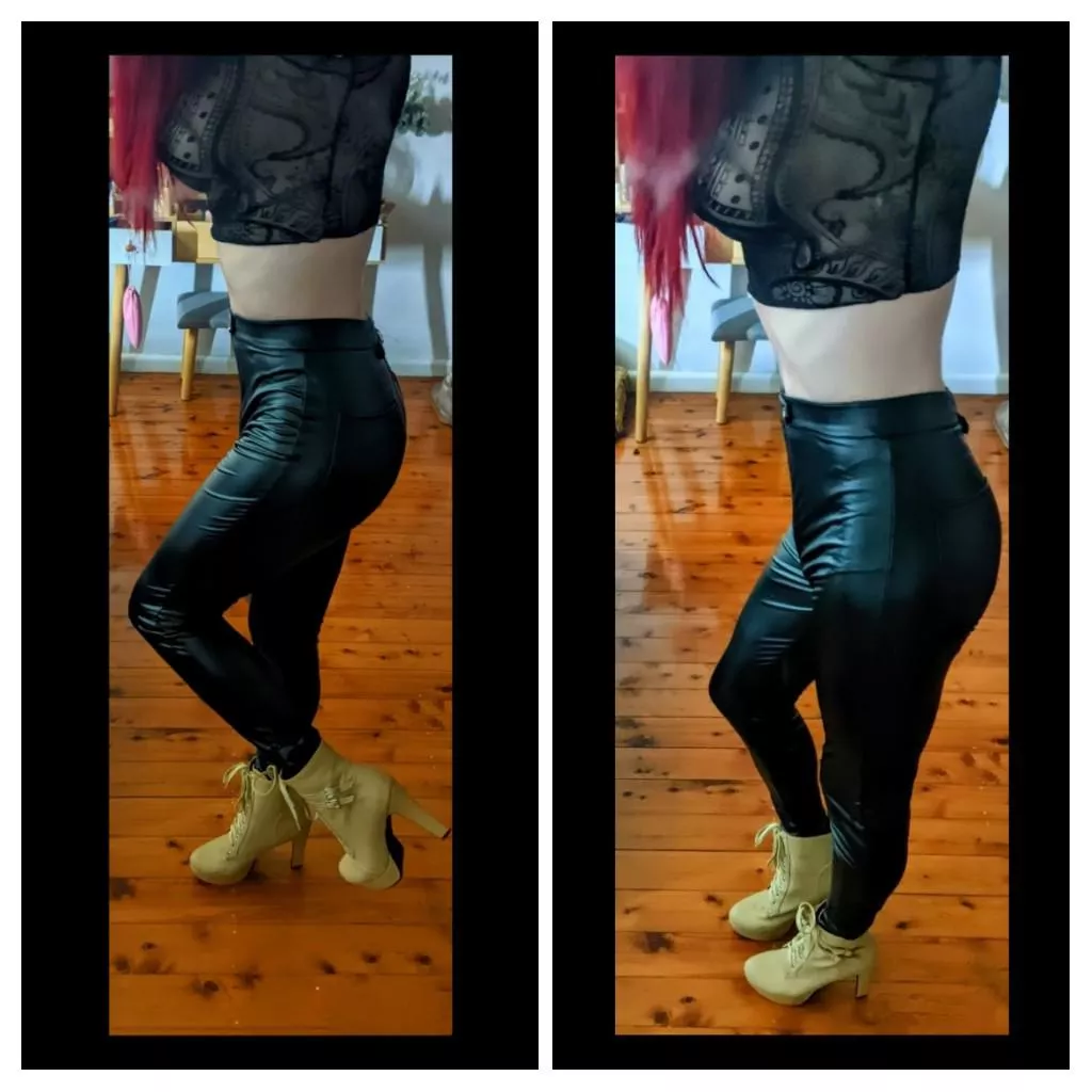 feeling cute and loving my new heeled boots. now all I need is your cum