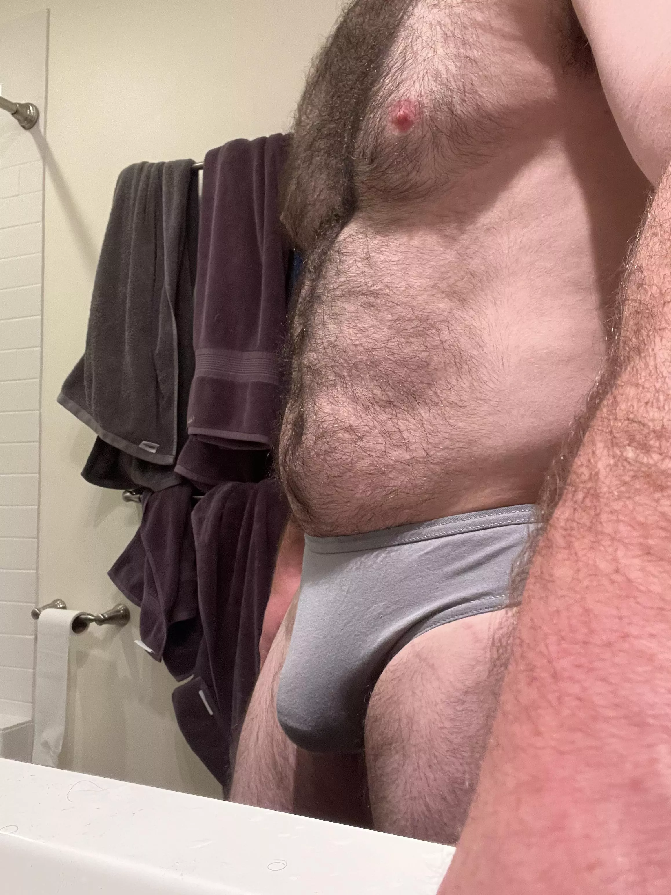 Feeling good in my tight briefs