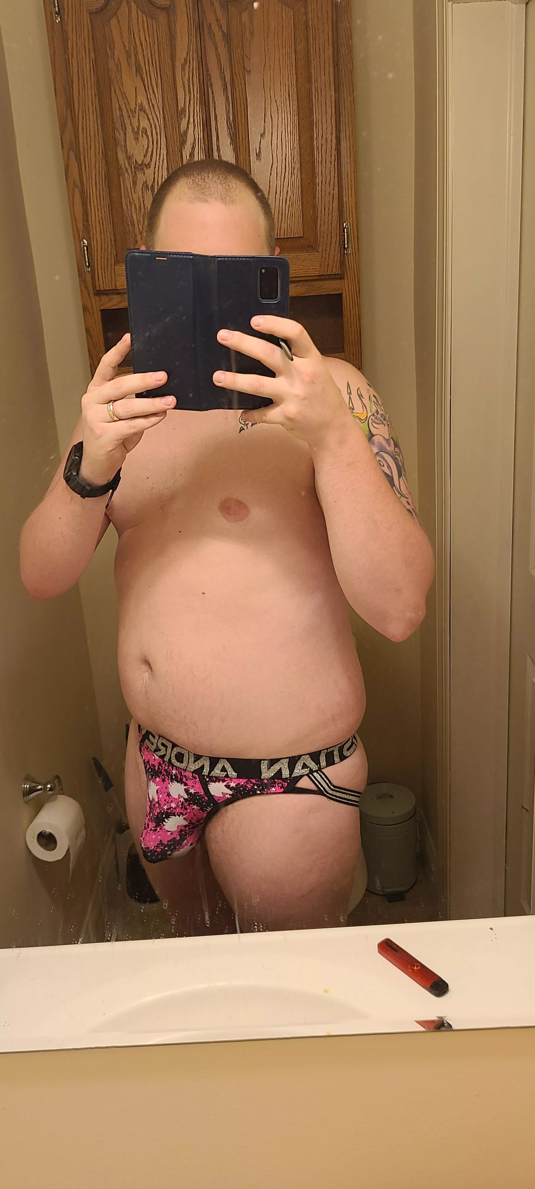 feeling sexy in my jock today!!