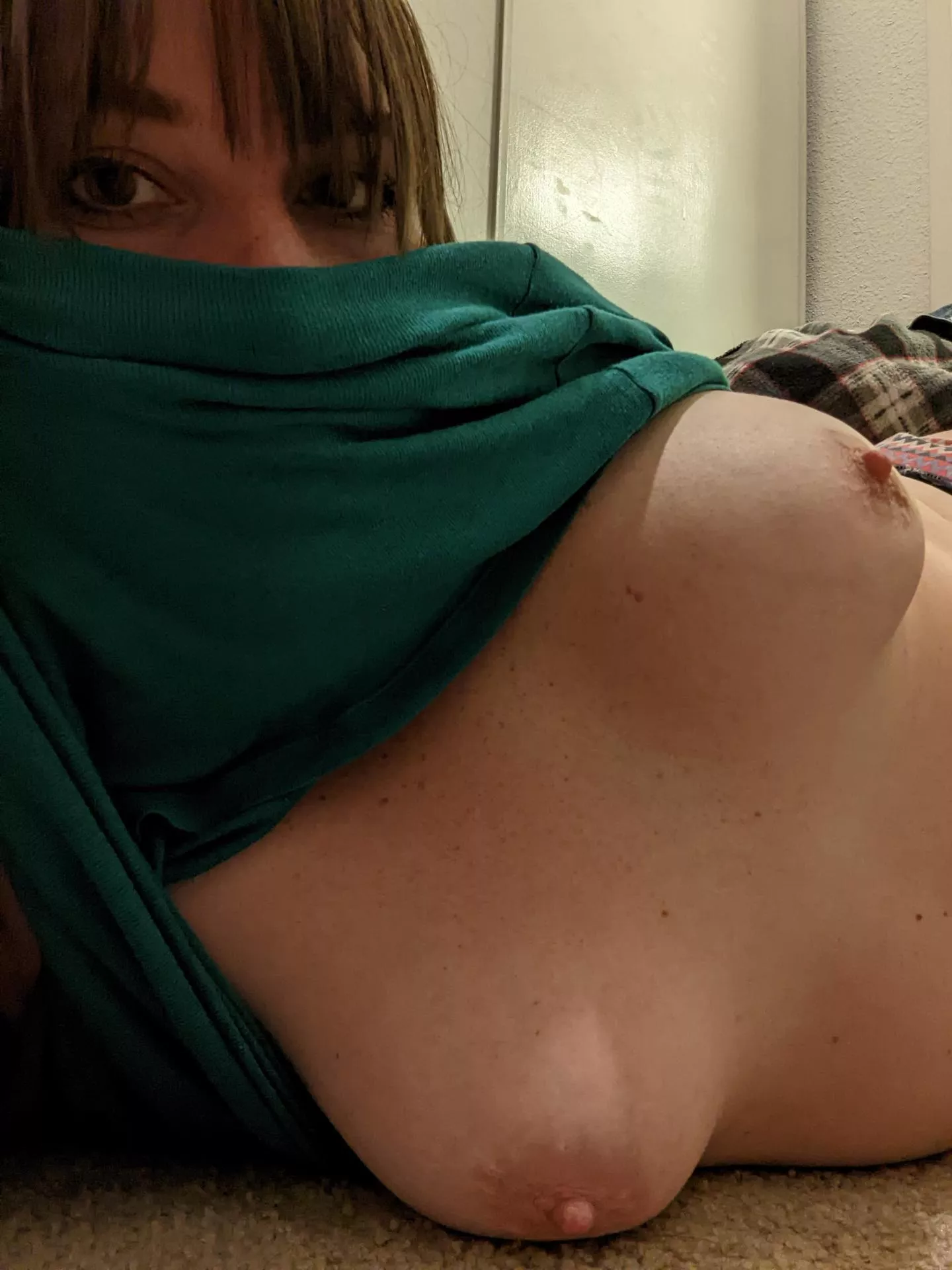 Feeling under the weather. Backing my ass into a growing bulge and having my tits squeezed is probably the most effective remedy... (f)(27)