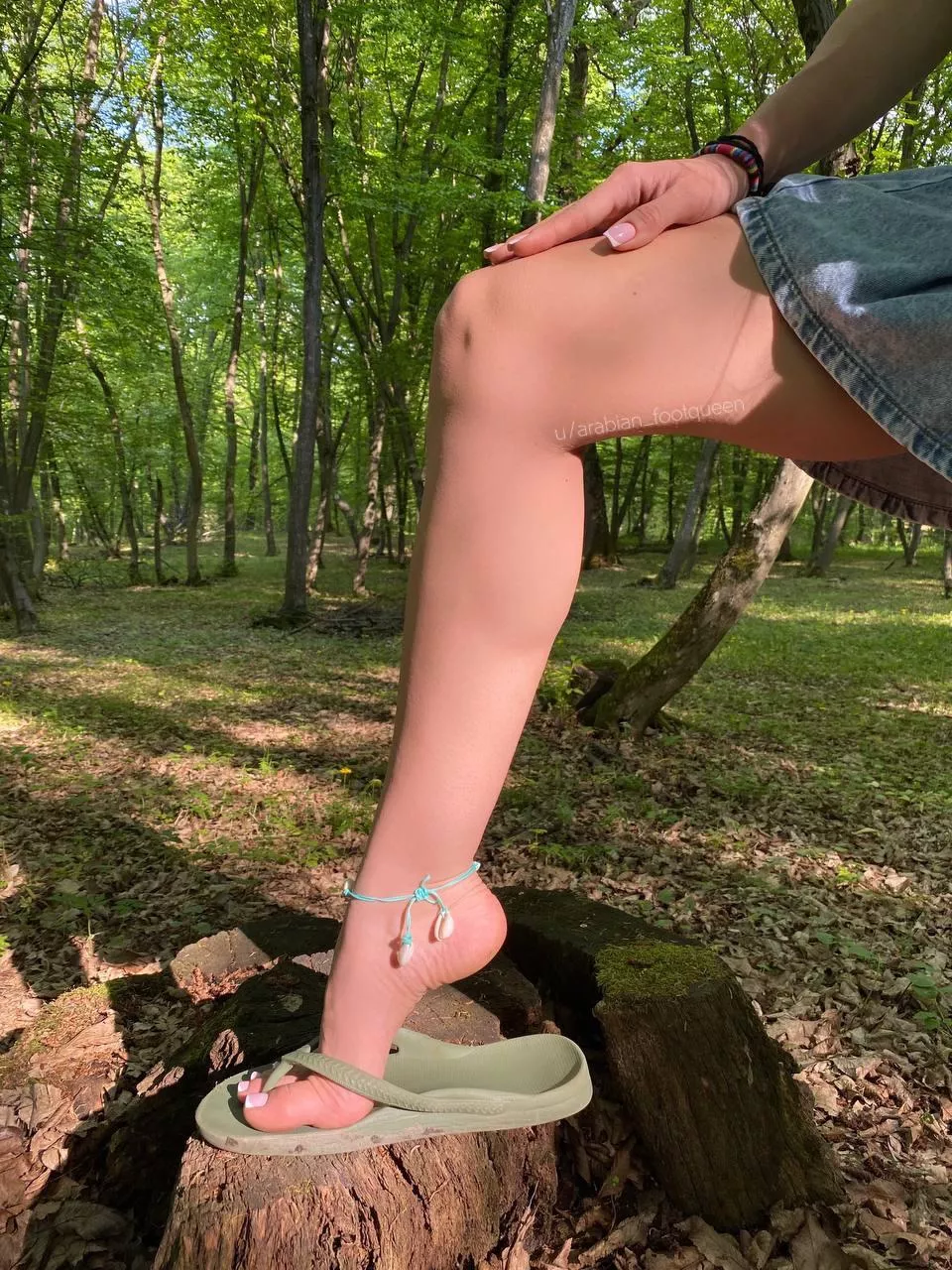 Feet out in nature