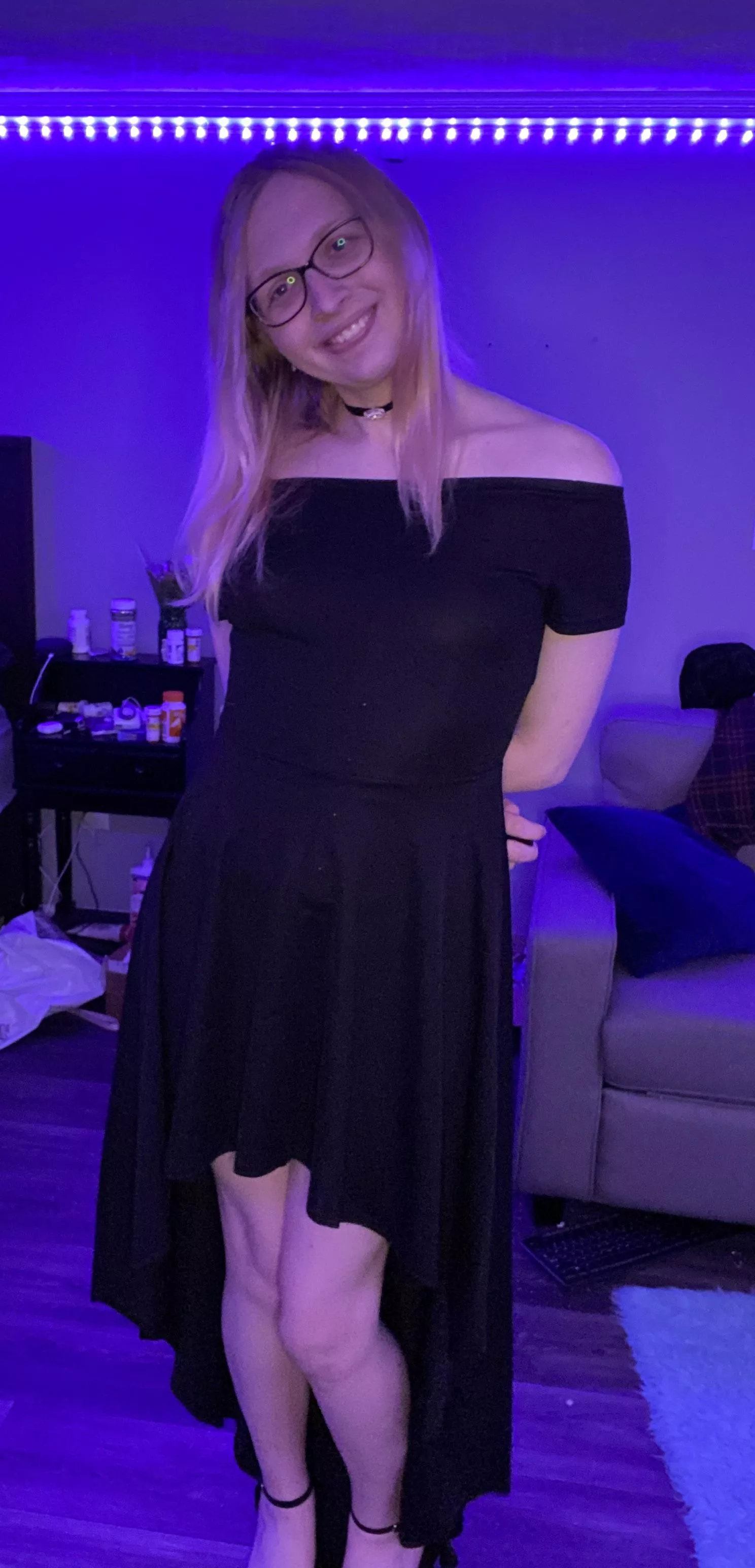 Felt cute in this dress ☺️