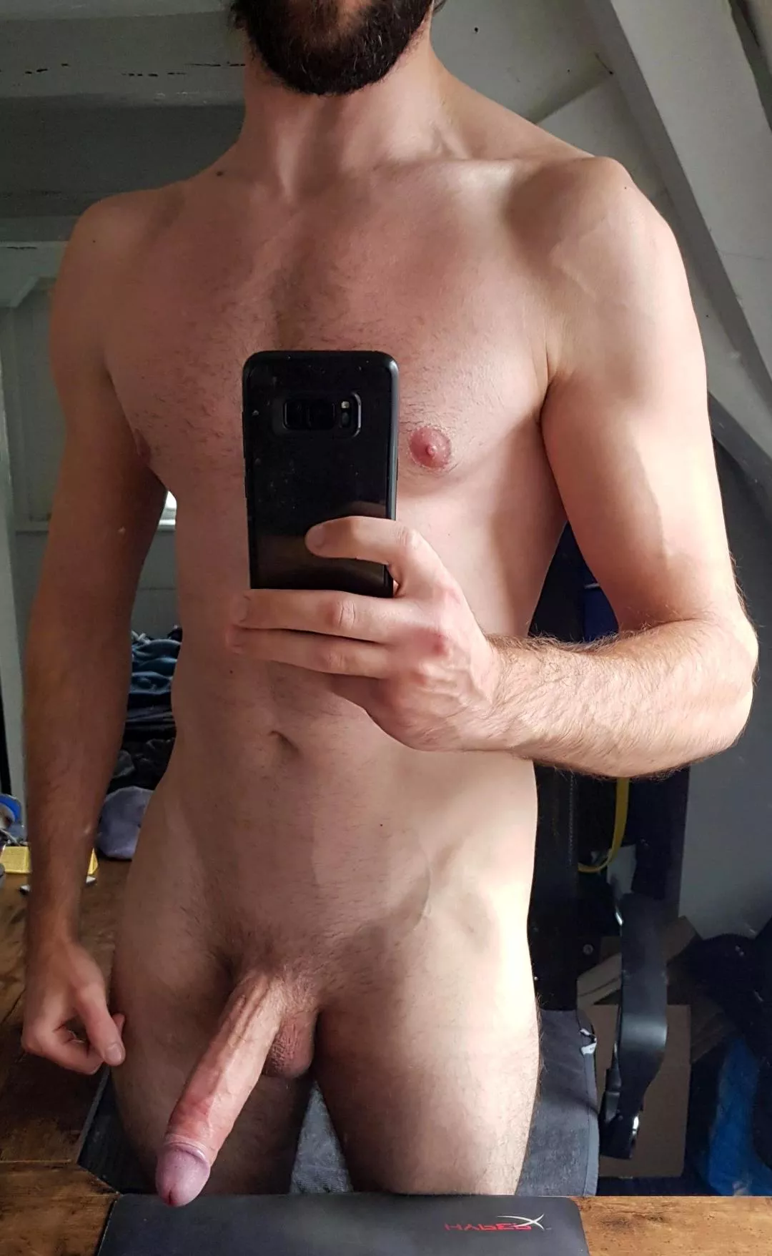 Felt like showing off while working at home