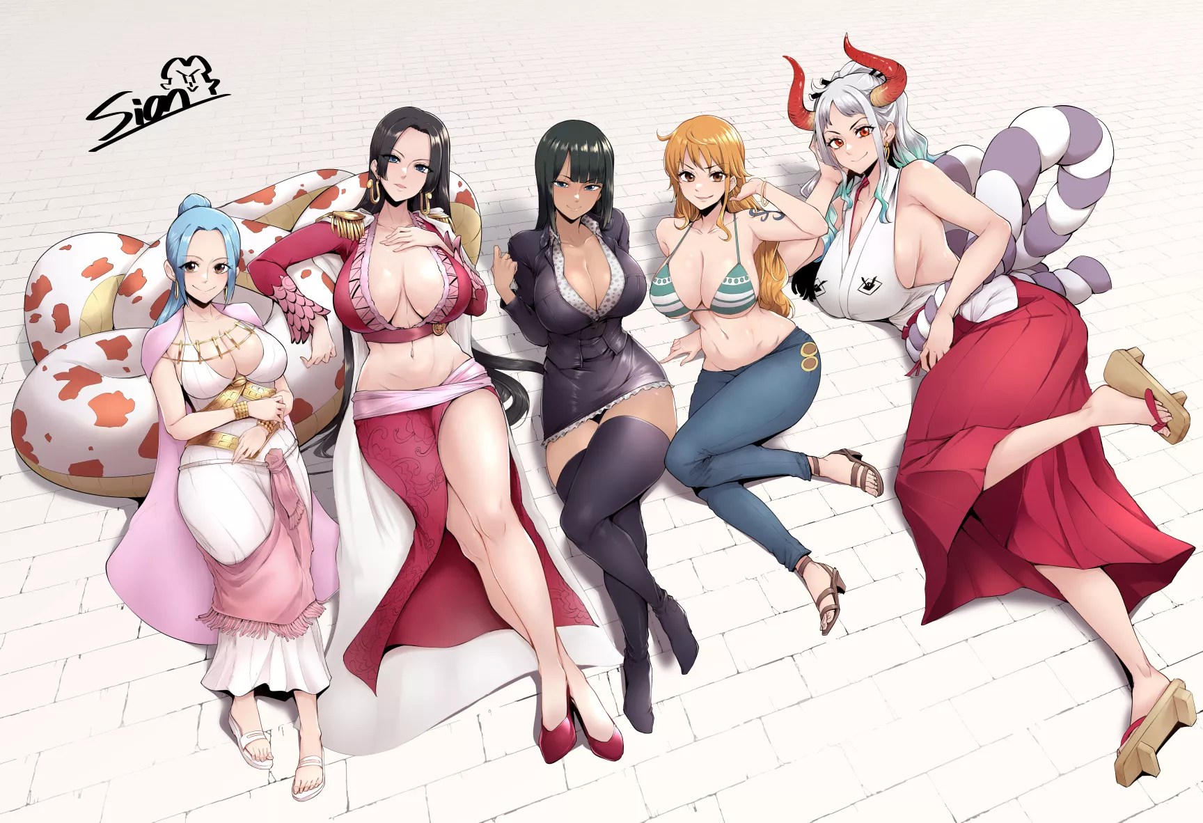 Female Line-up [One Piece]