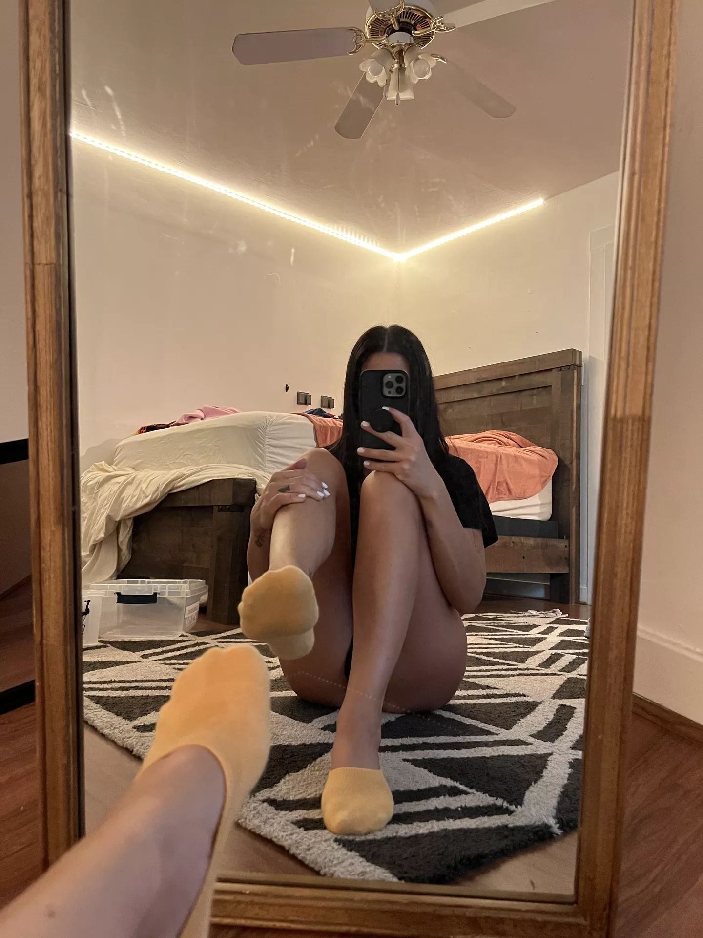 [female] These cute little yellowish mustard no show socks are kind of starting to grow on me...what do you think, do you like this color?