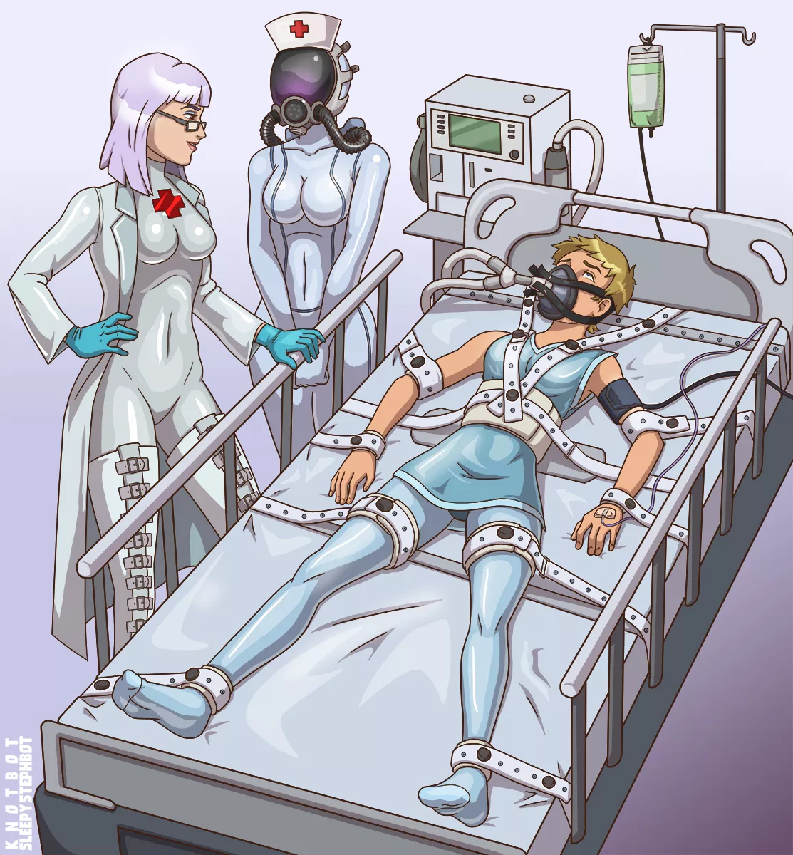 Femdom nurses by Kntobot