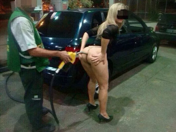 Filling her up