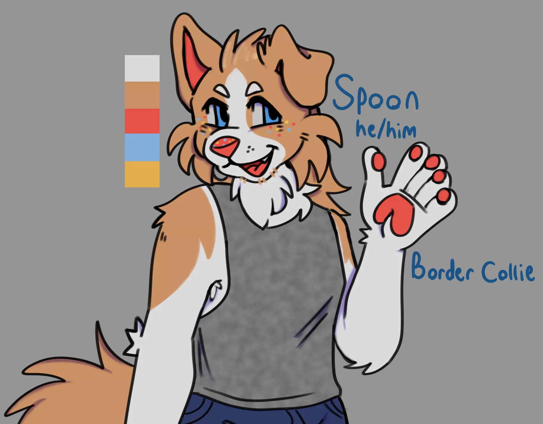 finally made a ref for my sona.... (OC)