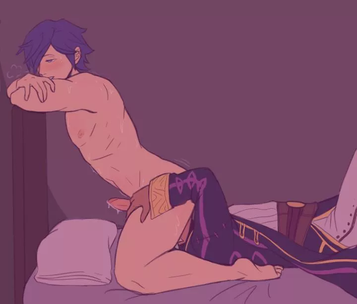 [Fire Emblem Awakening] Robin/Chrom analingus (geepmcbeep)