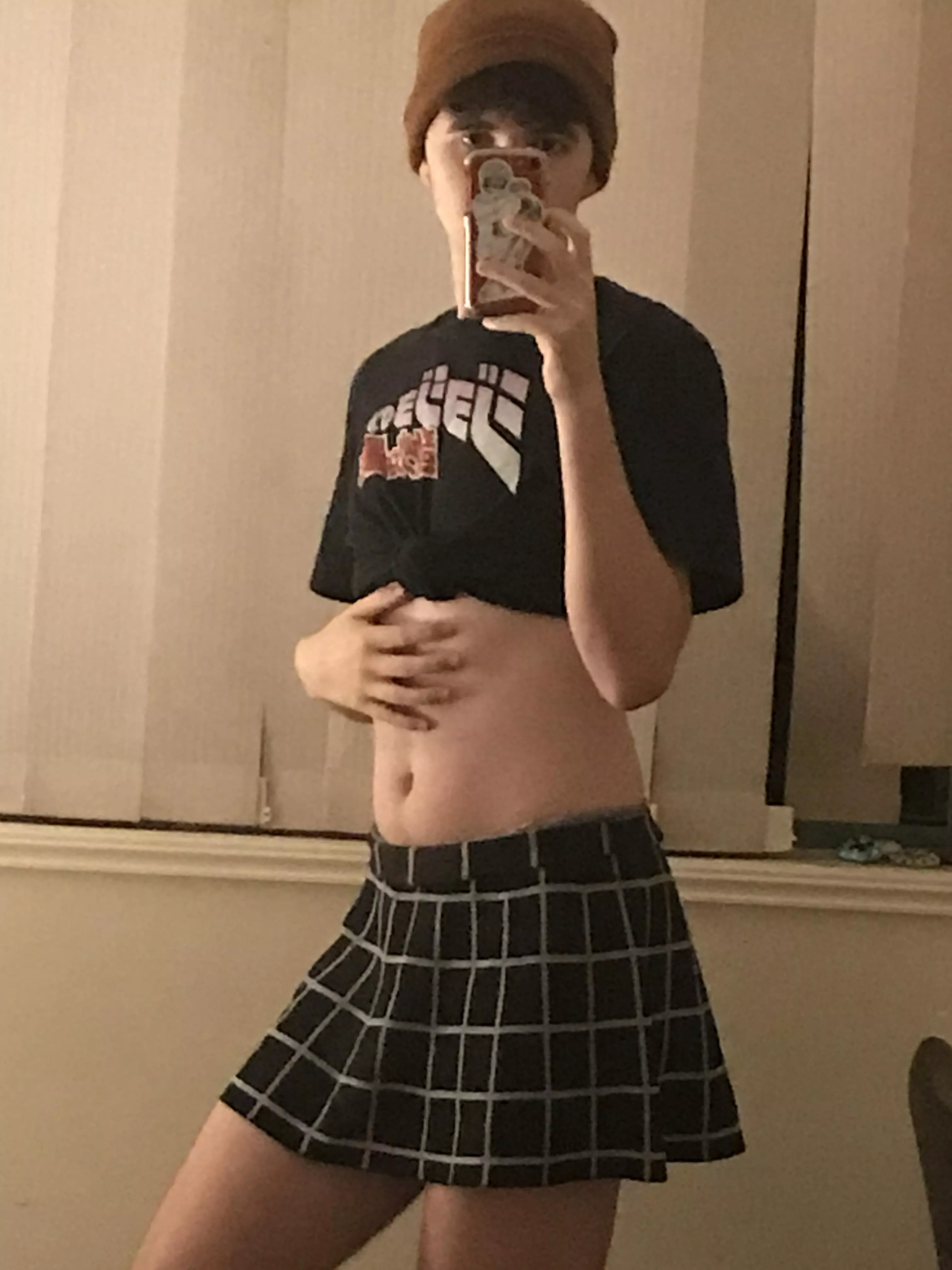 First day wearing a skirt. Does being a femboy suit me?