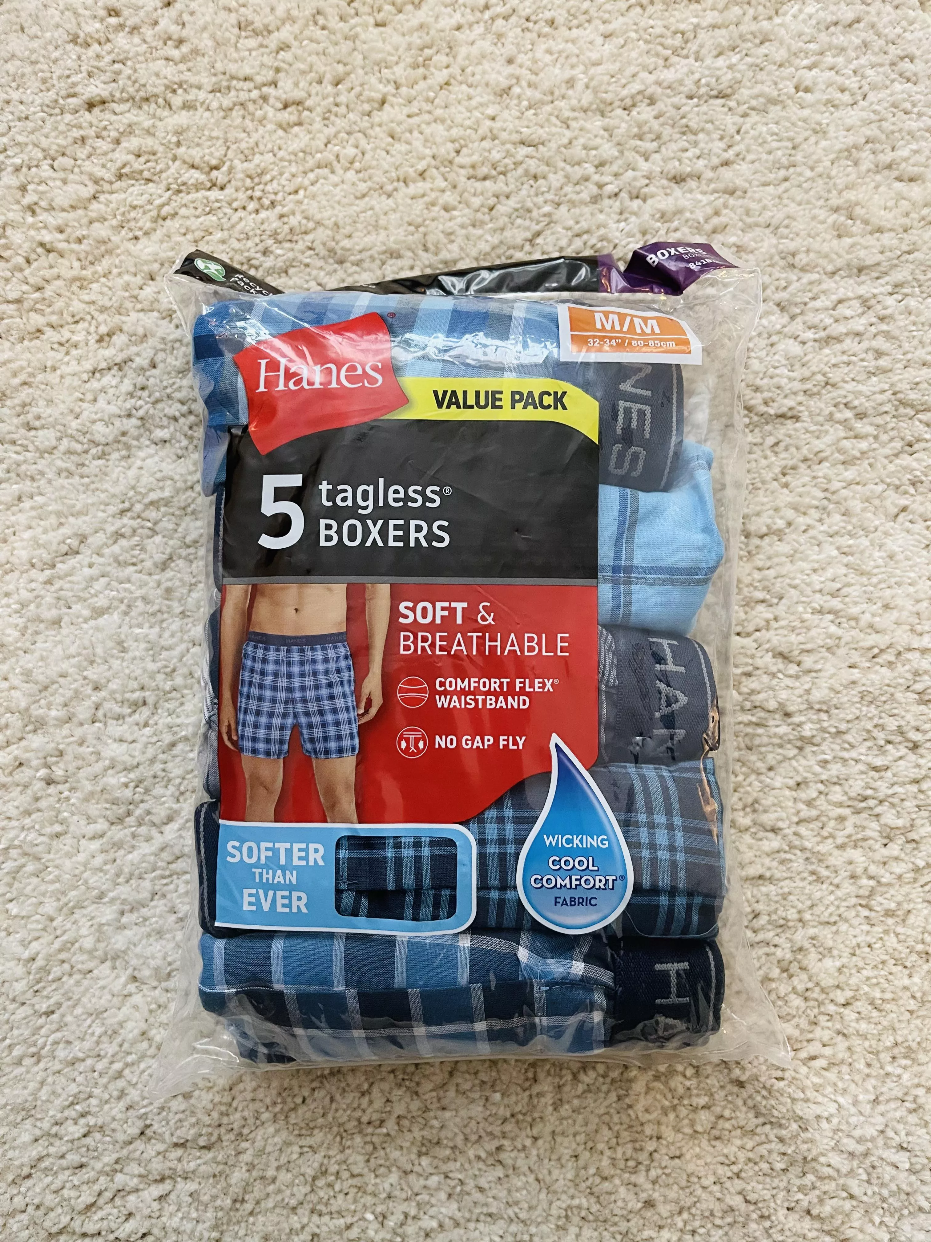 First pack of Hanes boxers. Which one shall I break in first? 🙂