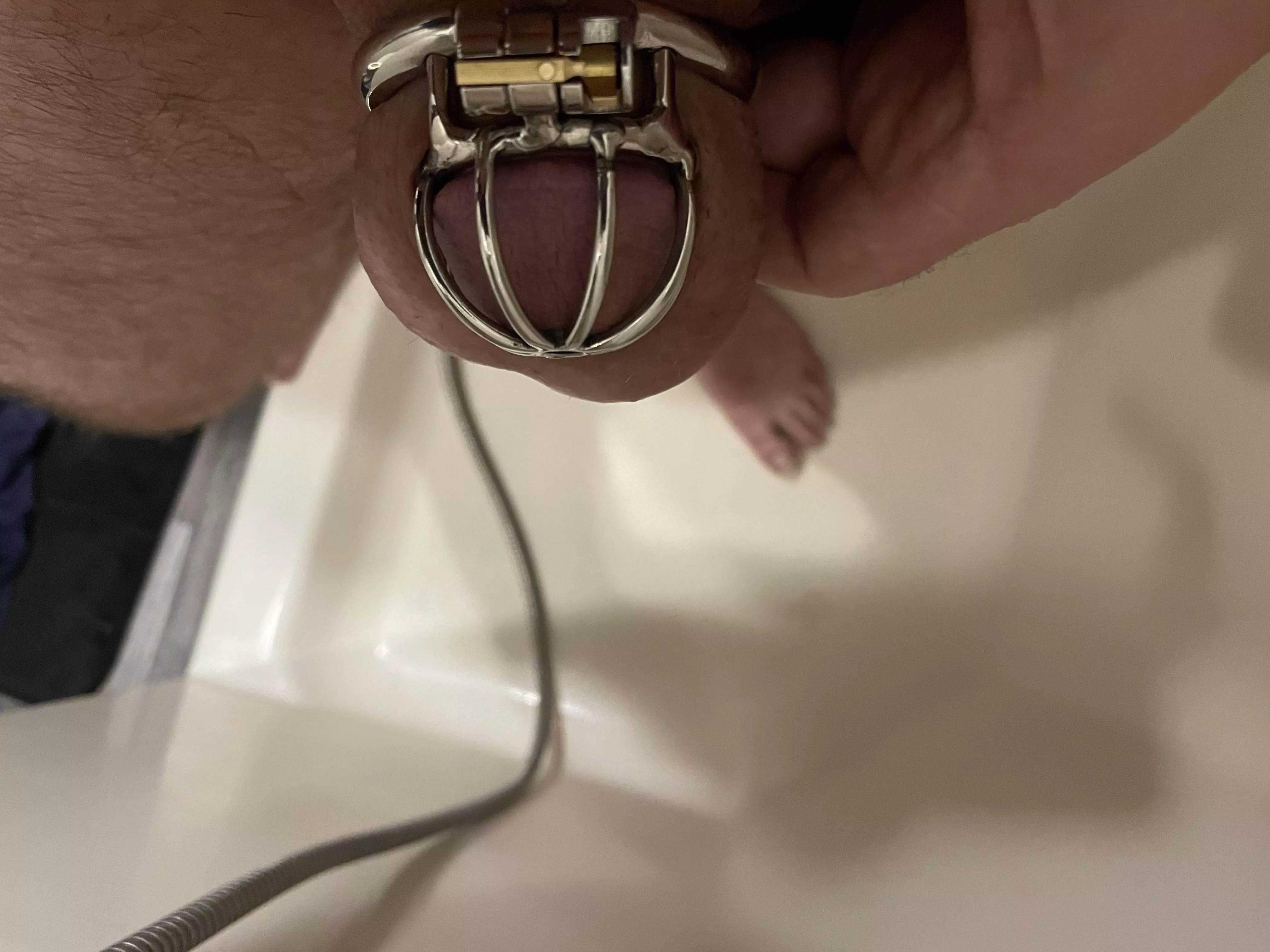 First time in chastity