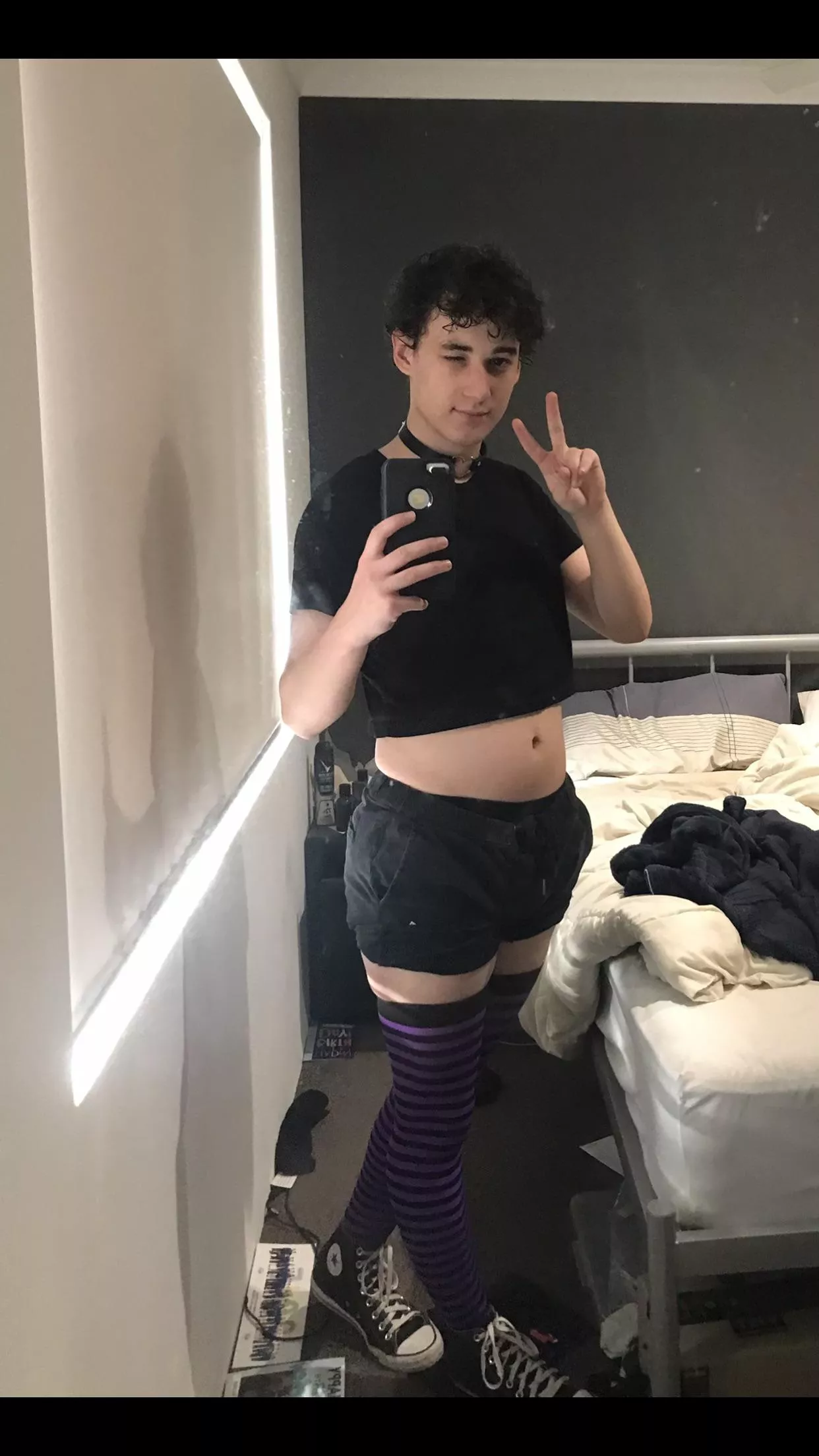 First time in thigh highs, how do I look?