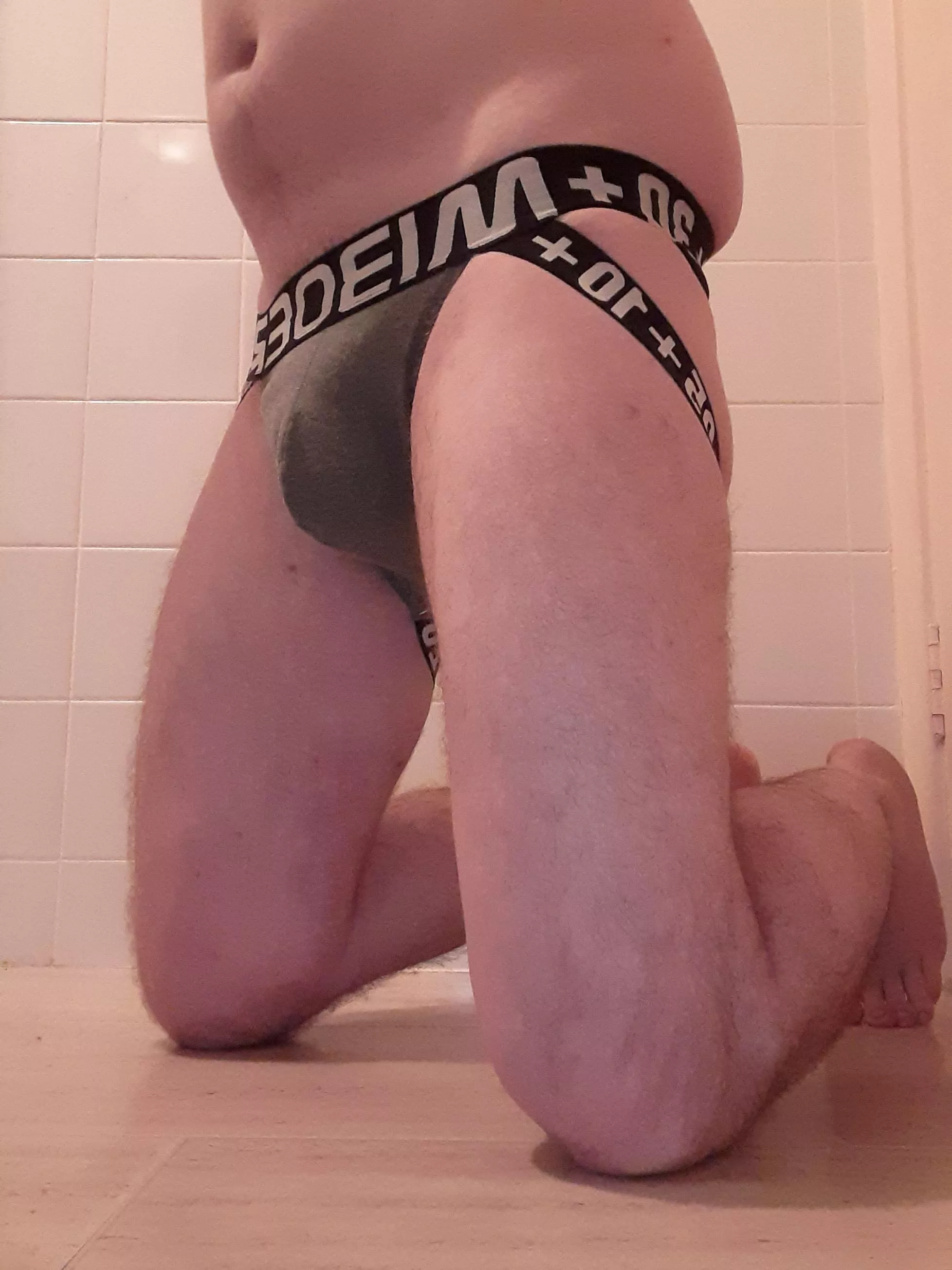 First time wearing jocks