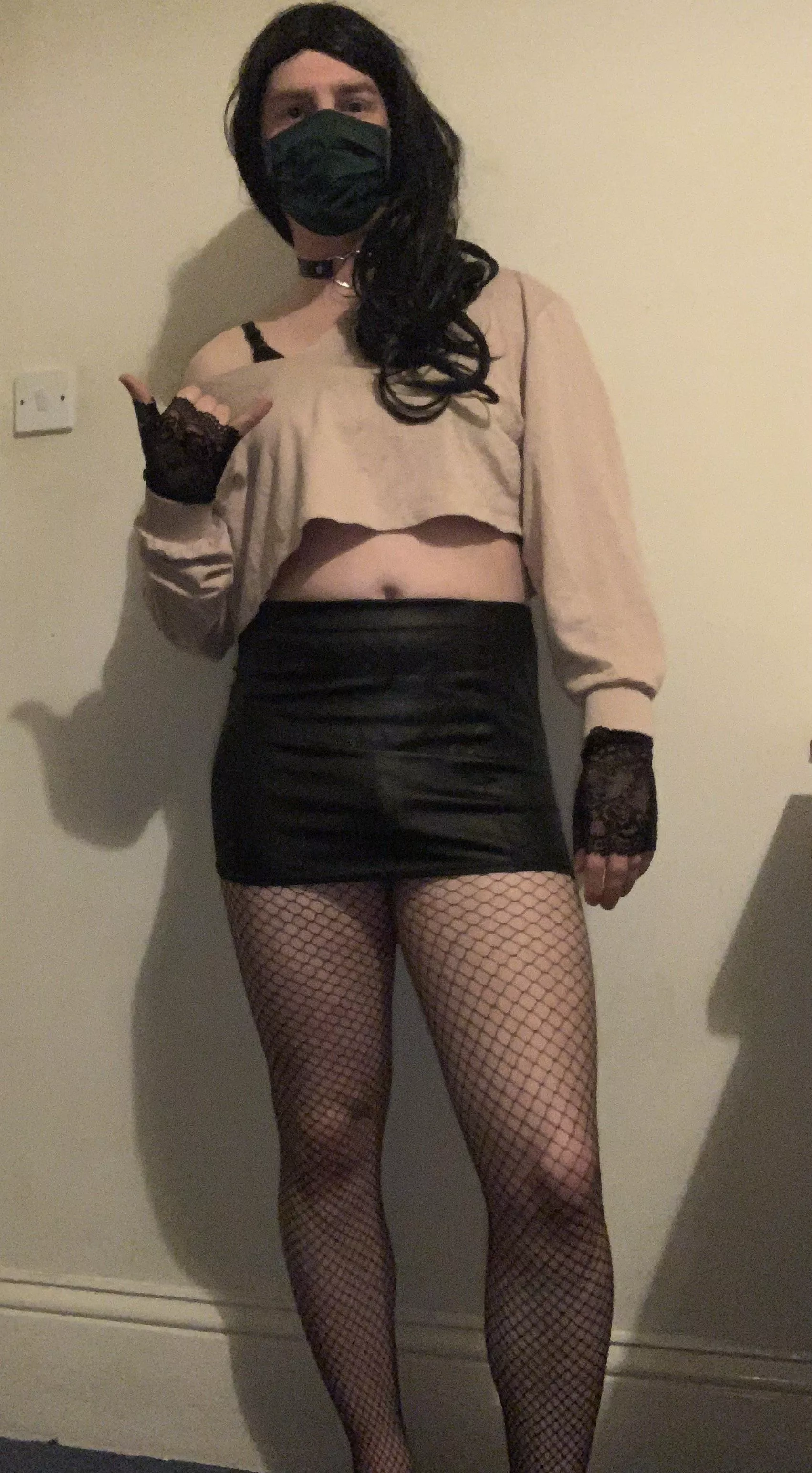 Fishnets bring something out in me