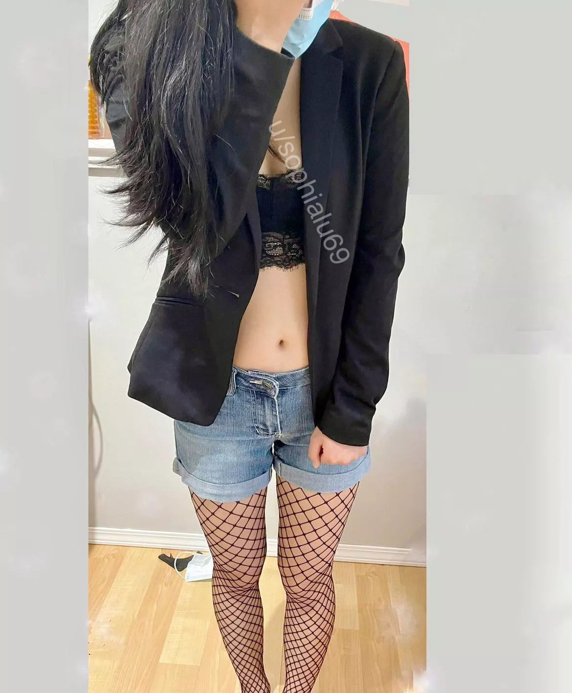 fishnets on or off while we fuck?