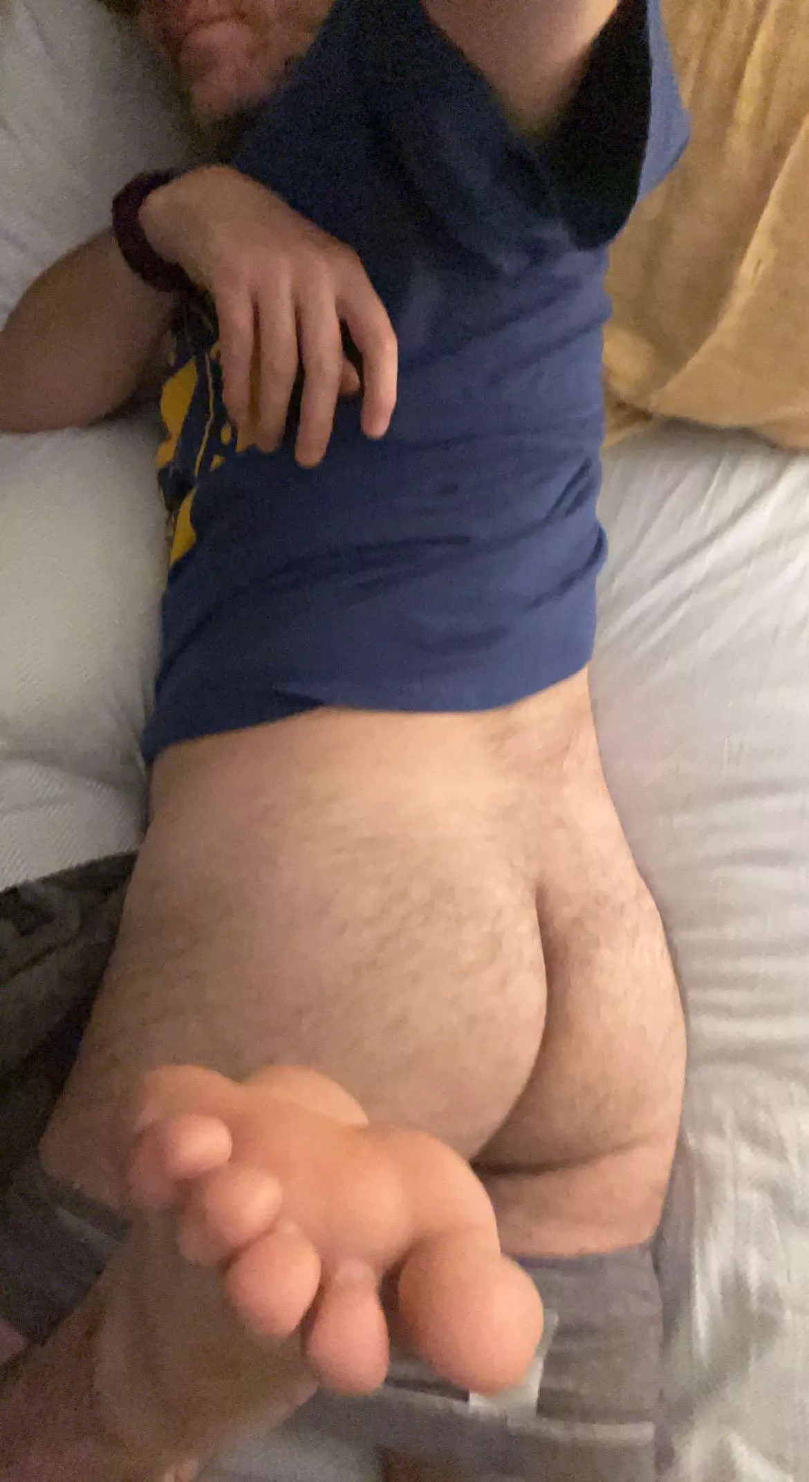 Foot or ass?