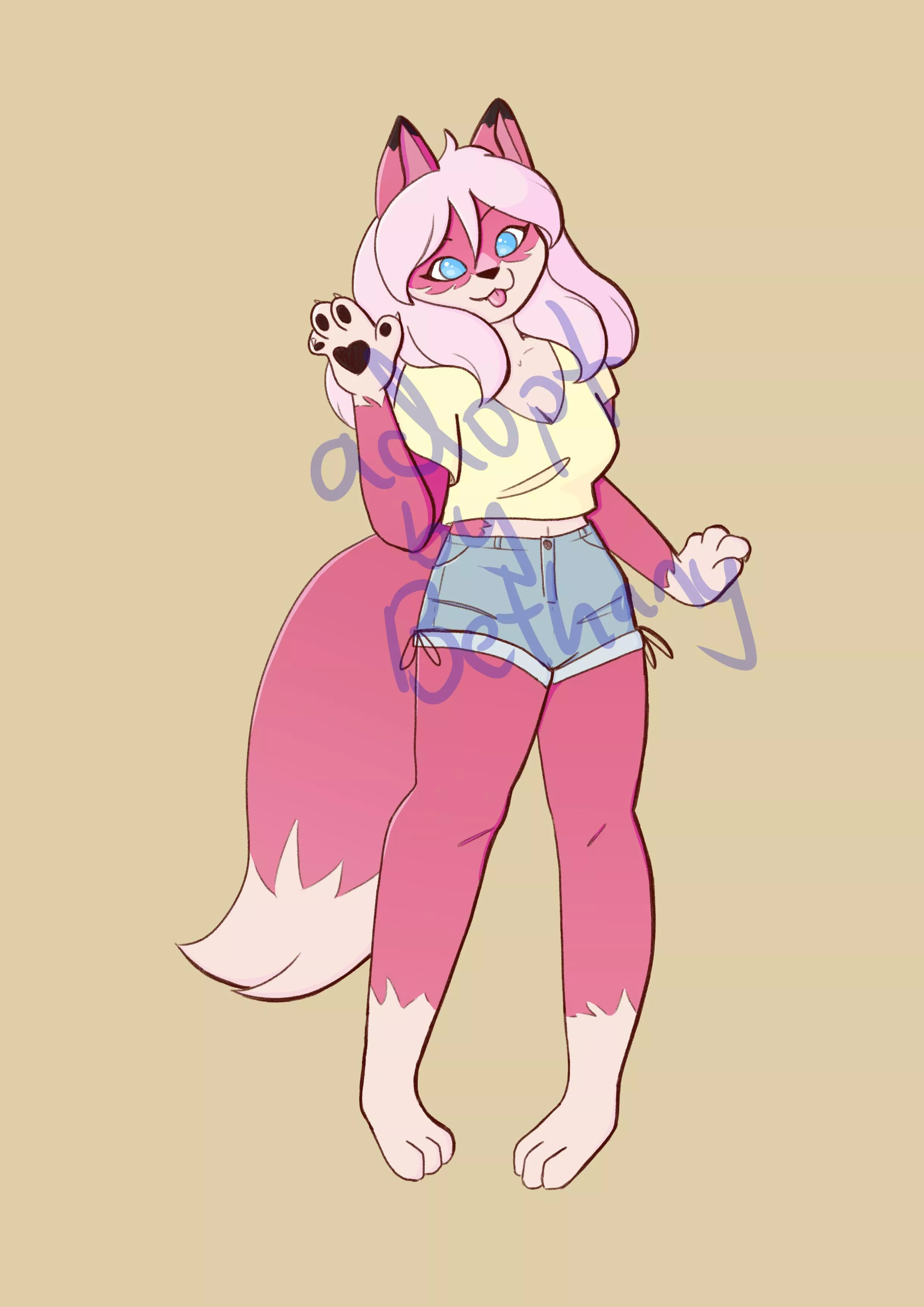 Fox adopt for sale! $30 usd PayPal only (art by me)