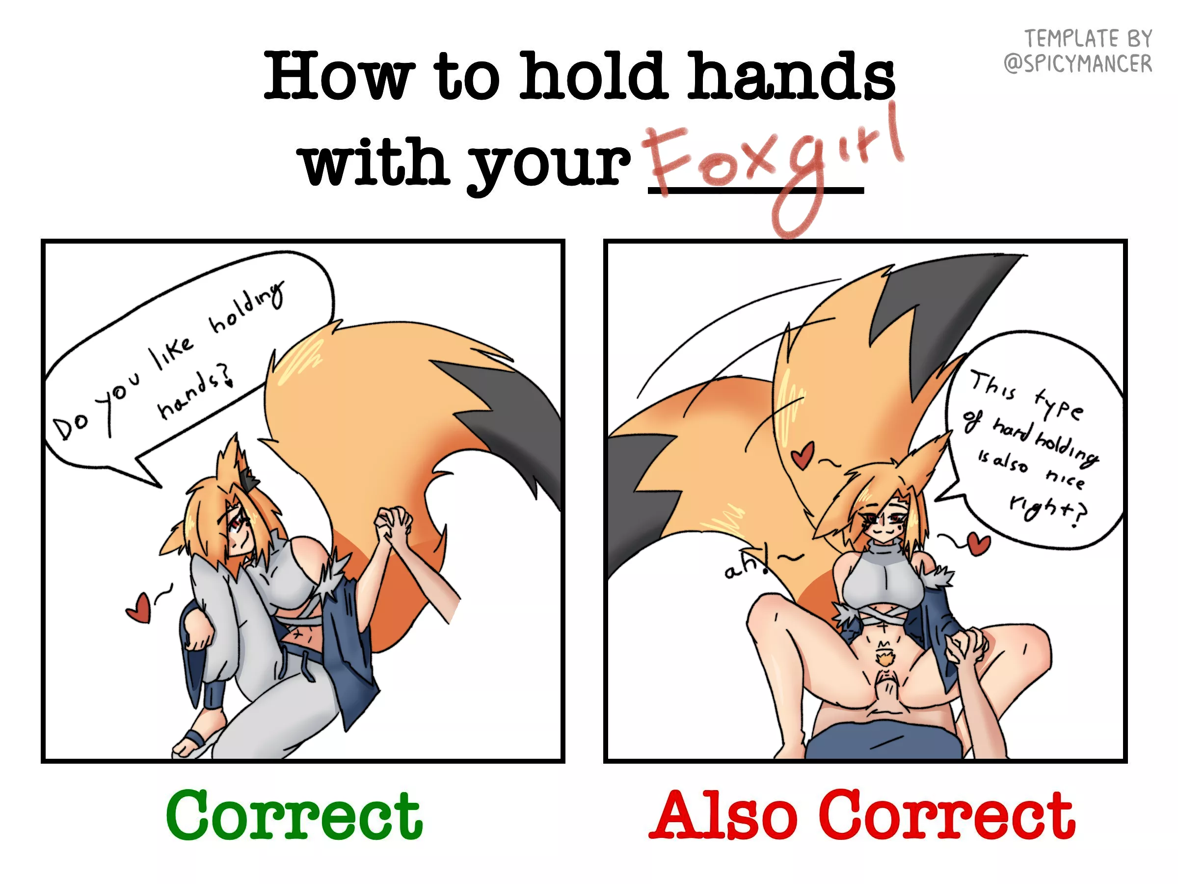 Foxgirl hand holding(oc)