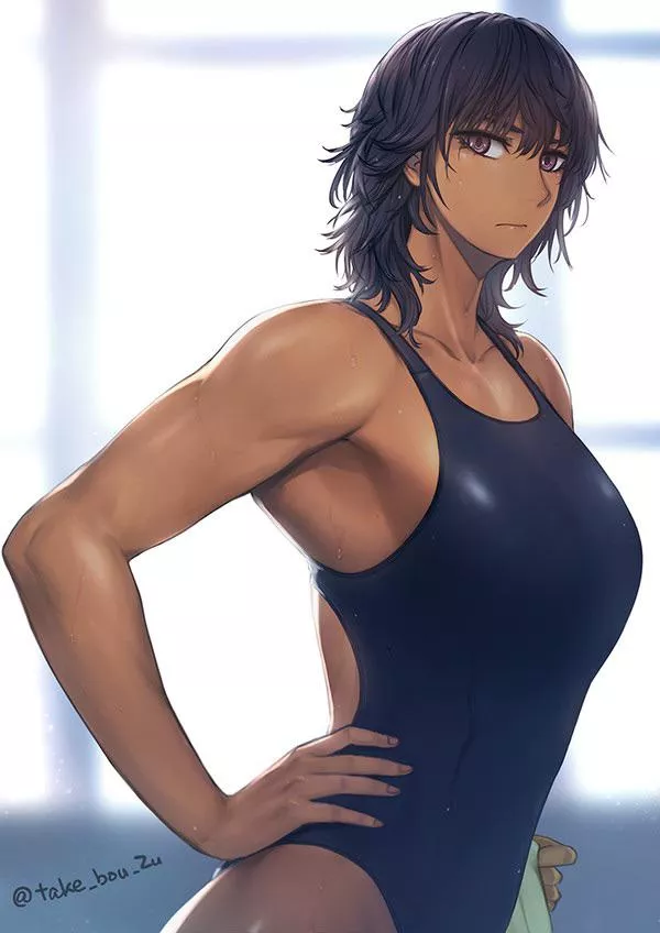 Fresh from the pool [Take_bou_zu]