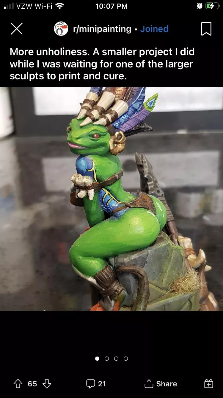 from r/minipainting! nice brush work!