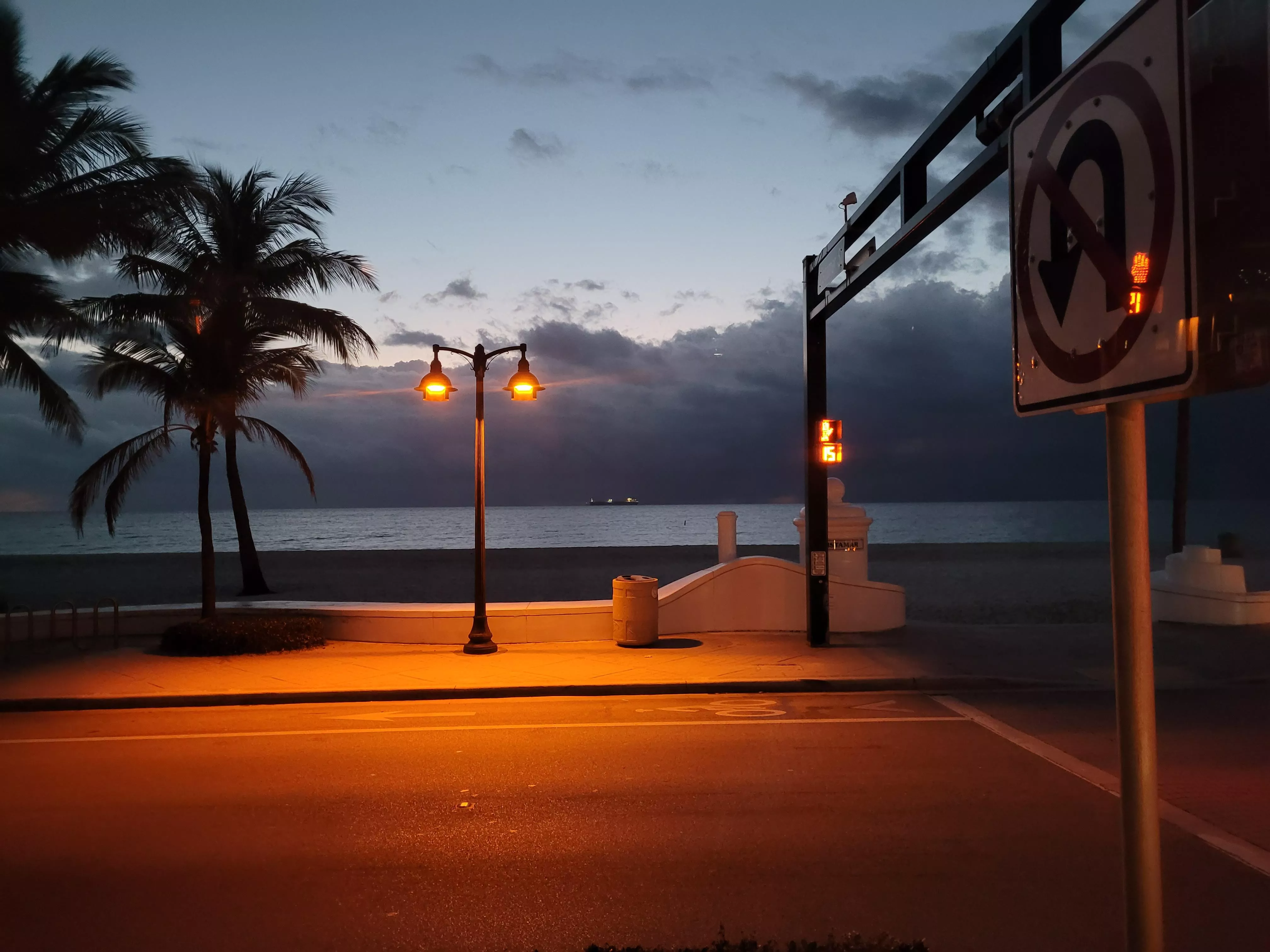 Ft lauderdale Beach this morning