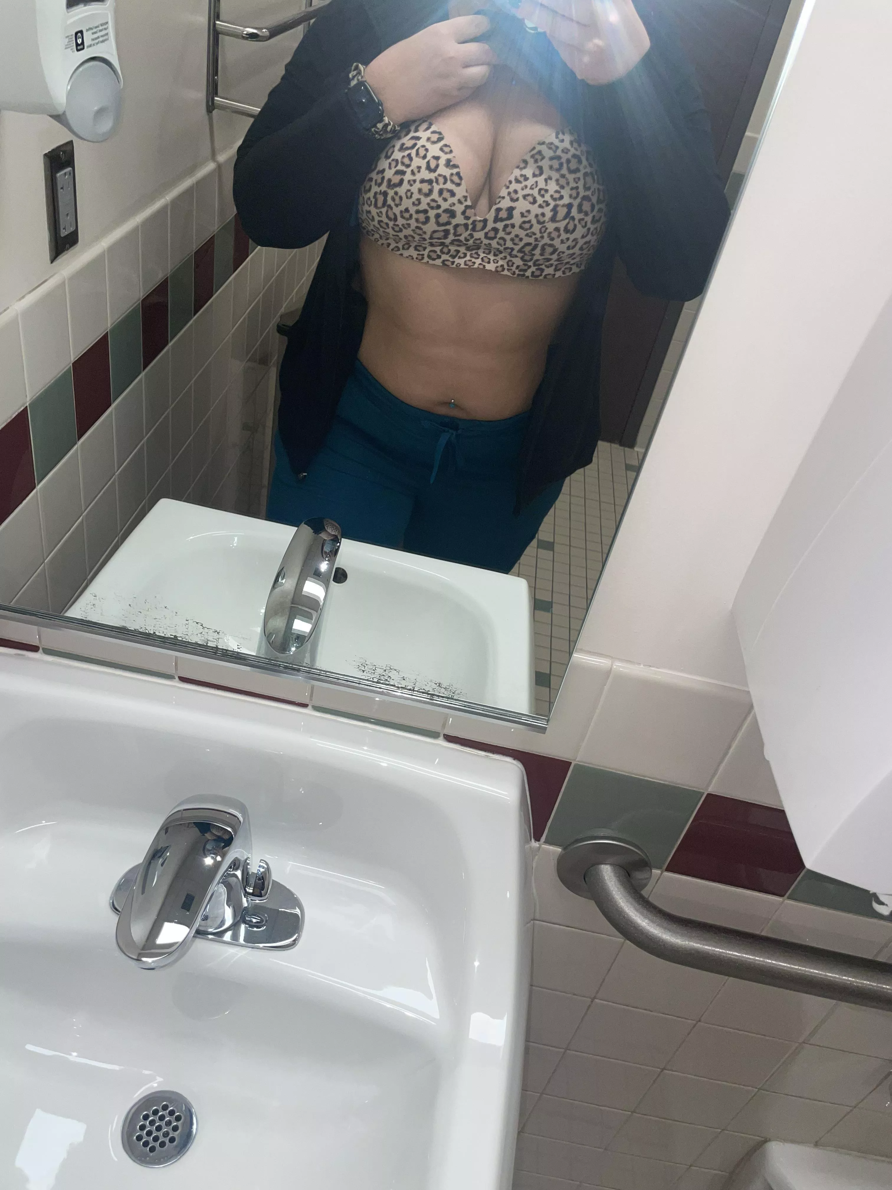 fuck me in the bathroom at work