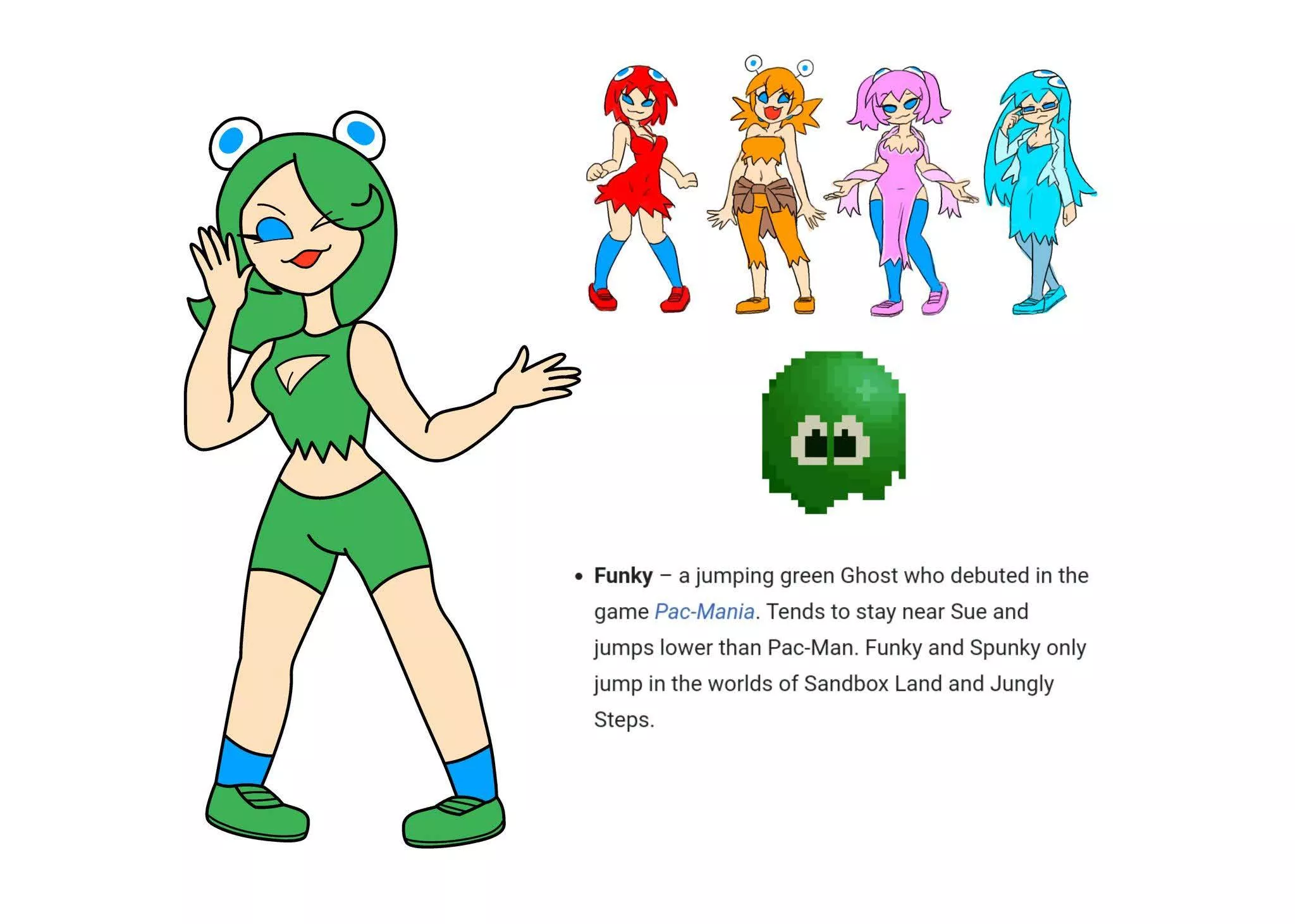 Funky (Minus8's Pac-Man Ghost Girls)