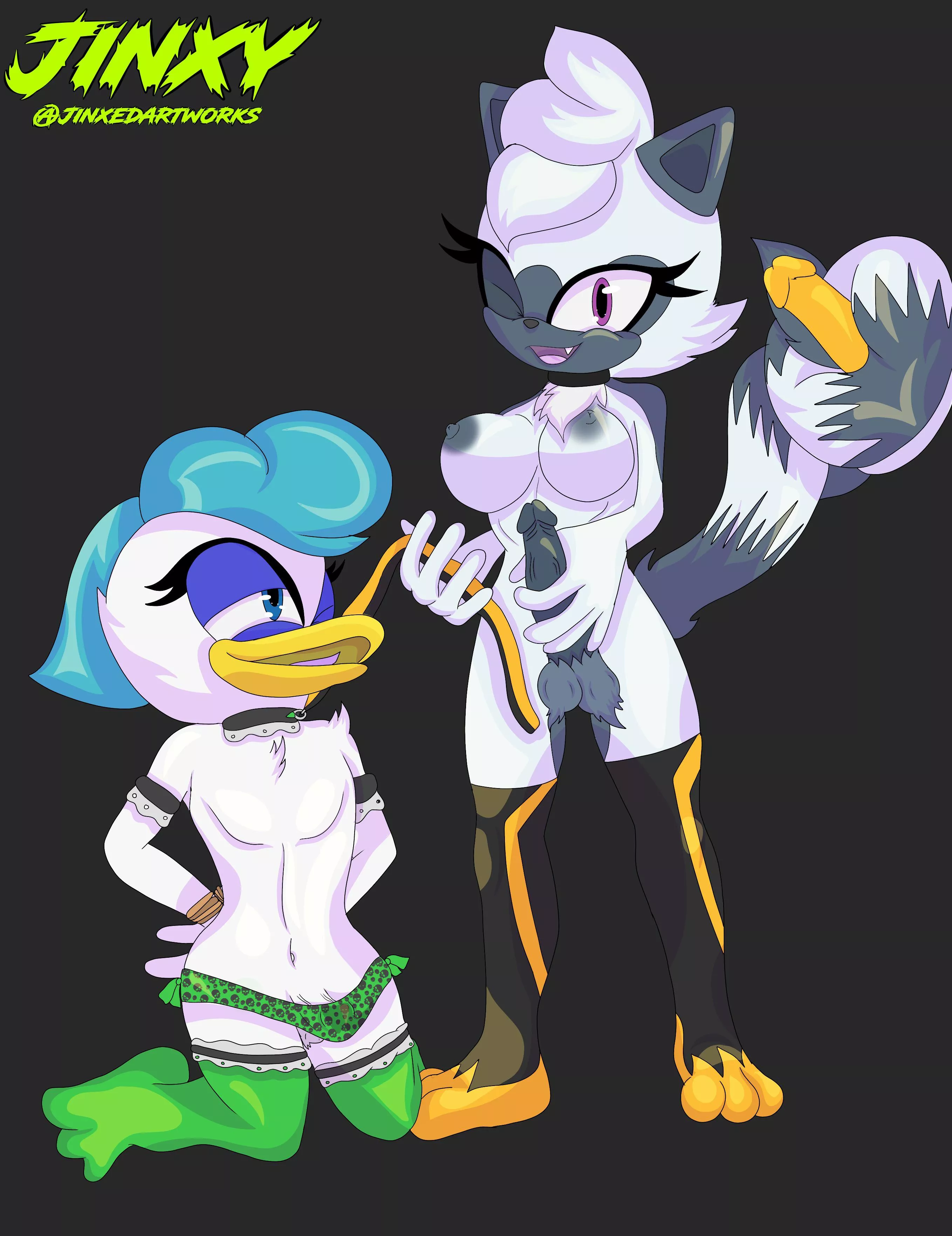 Futa Tangle + OC commission [M/Futa] ( JinxedArtworks )