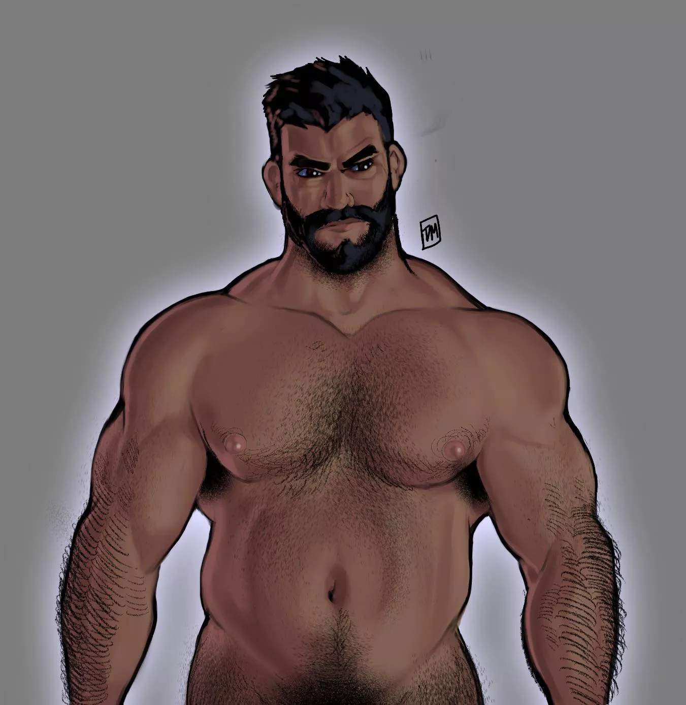 Gabriel reyes might need a shave (OC)