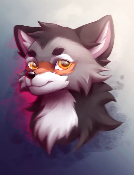 Get a fursona portrait commission for 30$