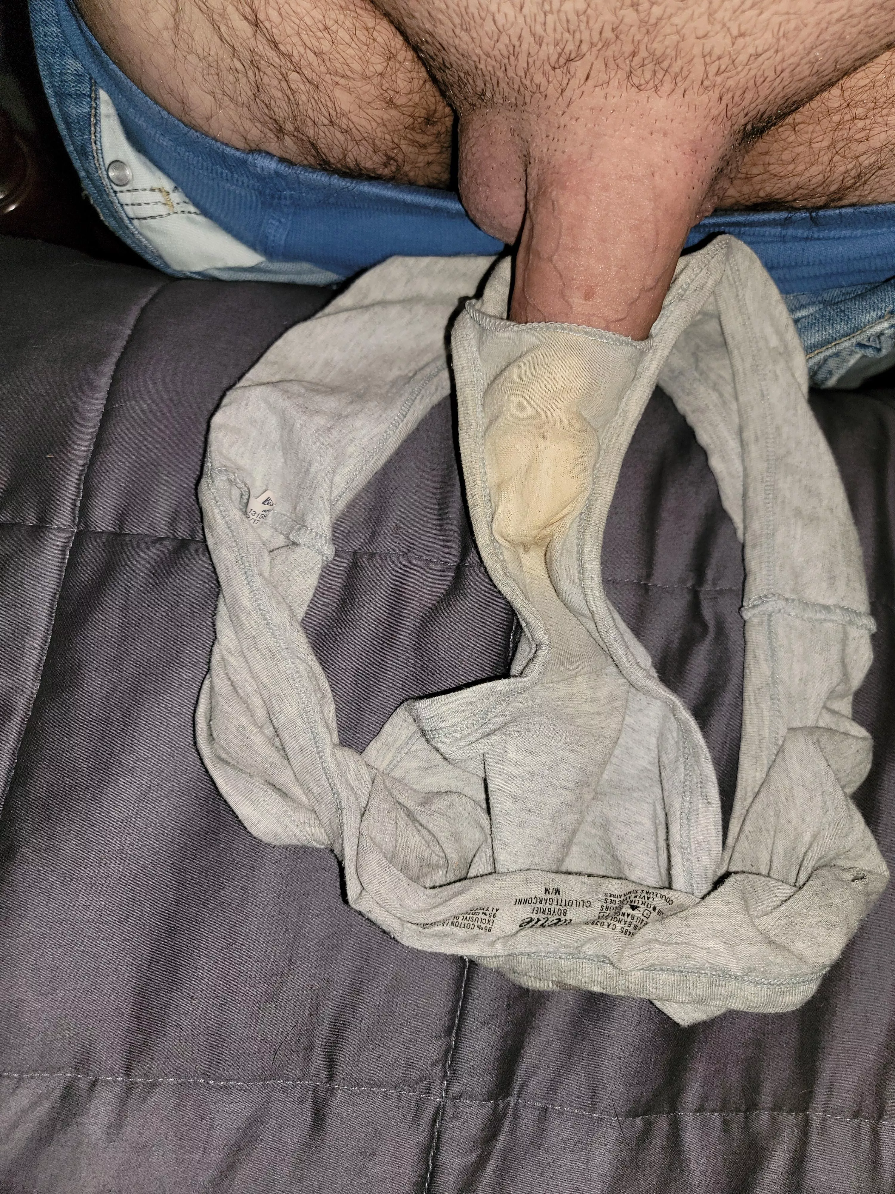 Getting into my wife's smelly gusset