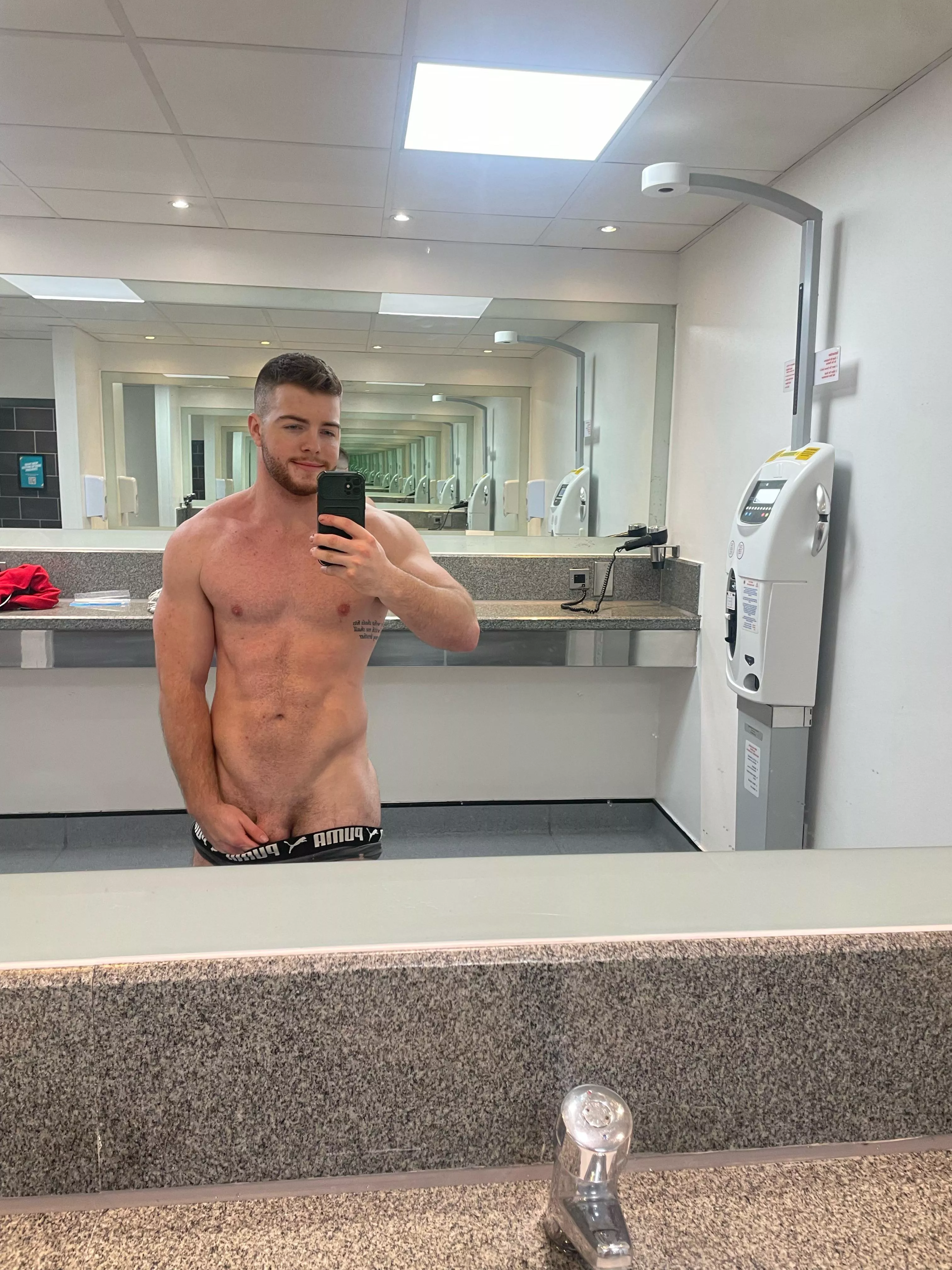 Getting naughty in the locker room 🏳️‍🌈🥵