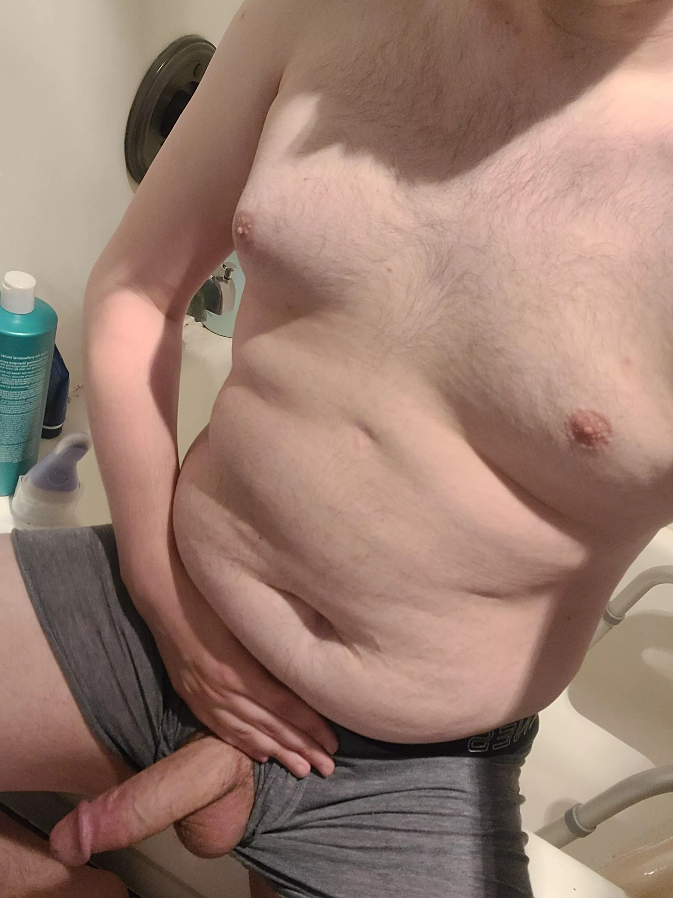 getting ready for a nice warm shower~