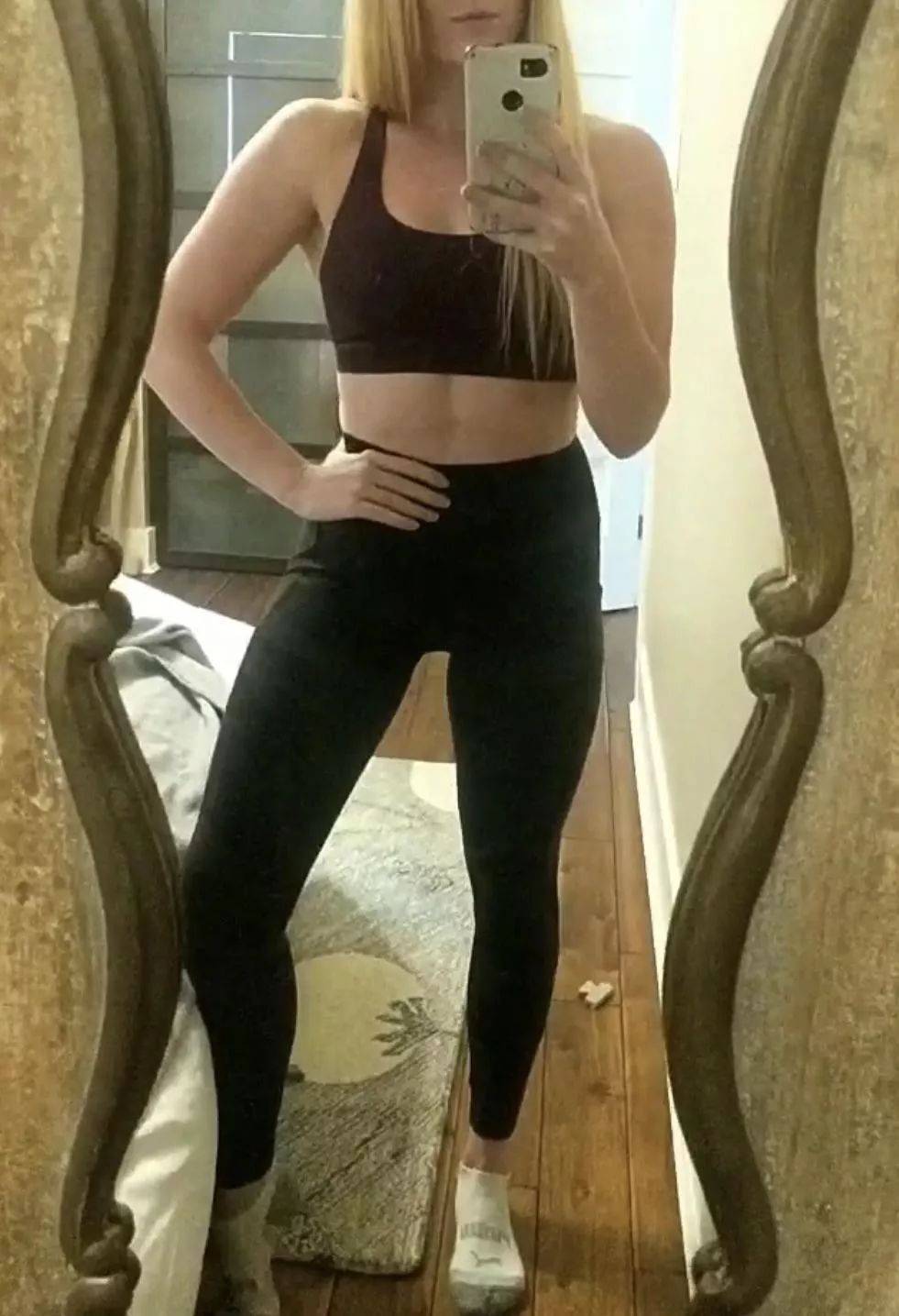 Getting ready for yoga ðŸ§˜â€â™€ï¸