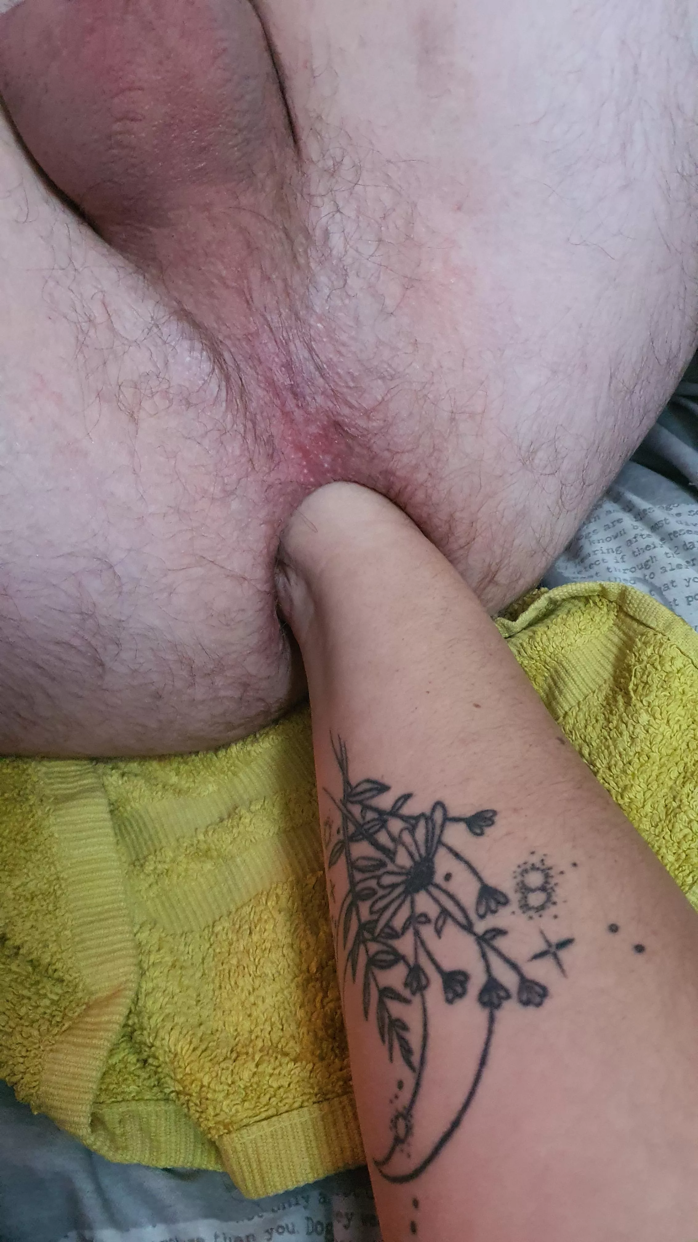 Getting used to having my hole used