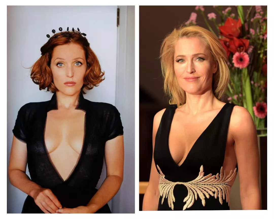 Gillian Anderson - Then or now?