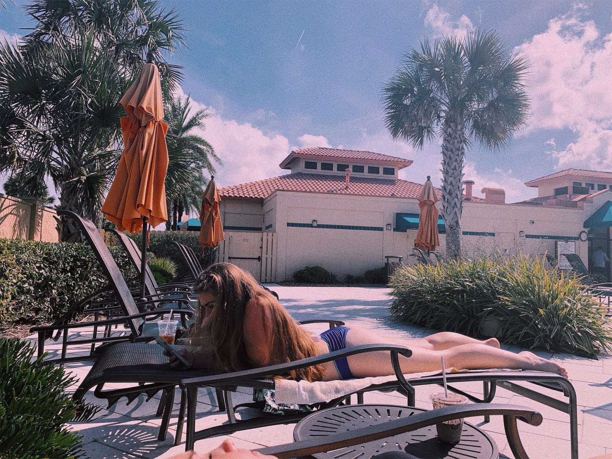 Girl next to me at the pool