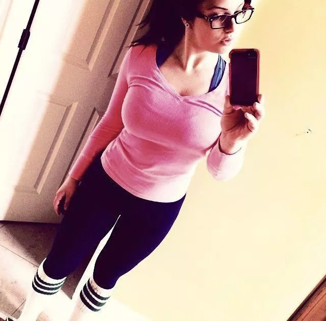 Glasses & Striped Socks