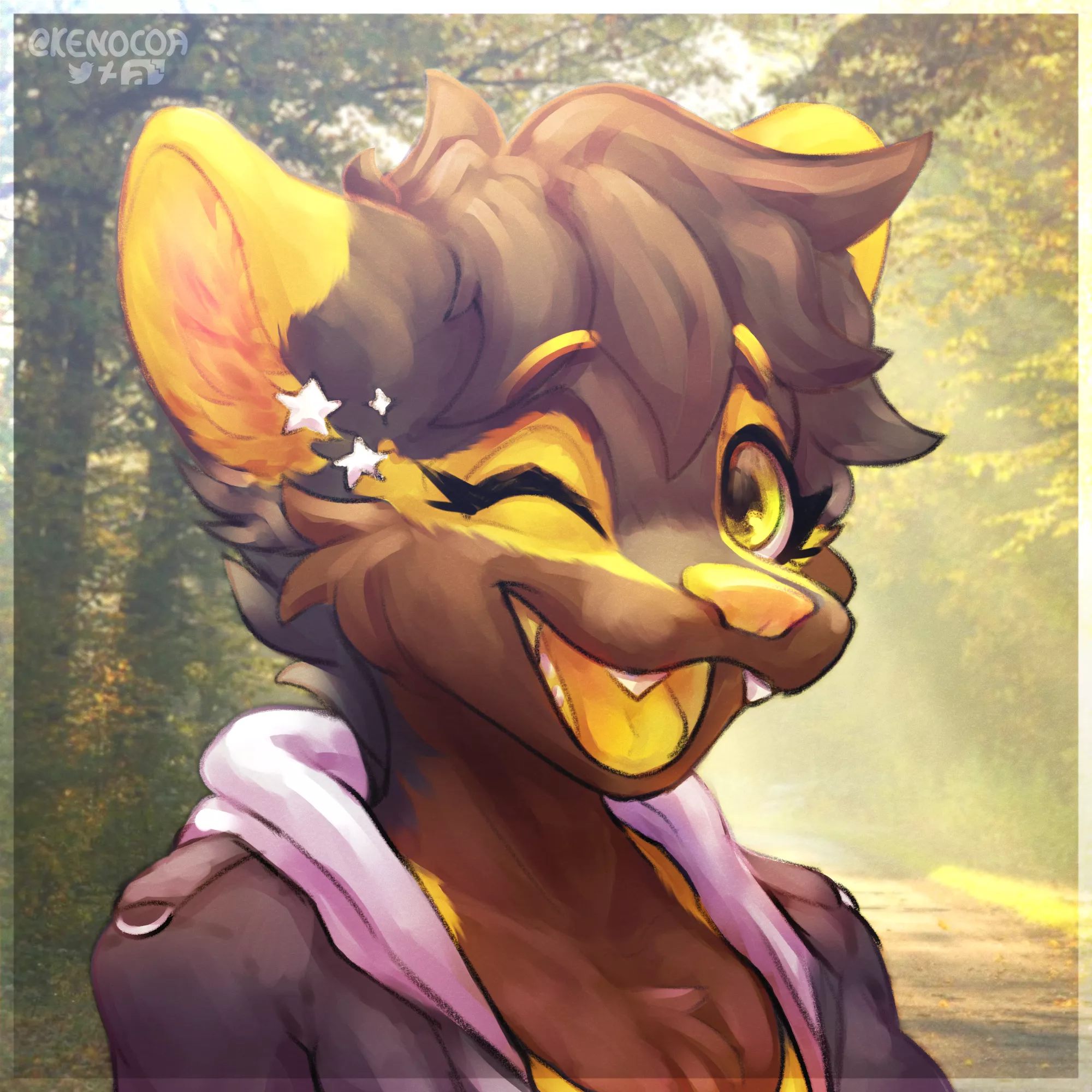 Going for a forest wander 🌳🌳 (Icon comm by me :3)