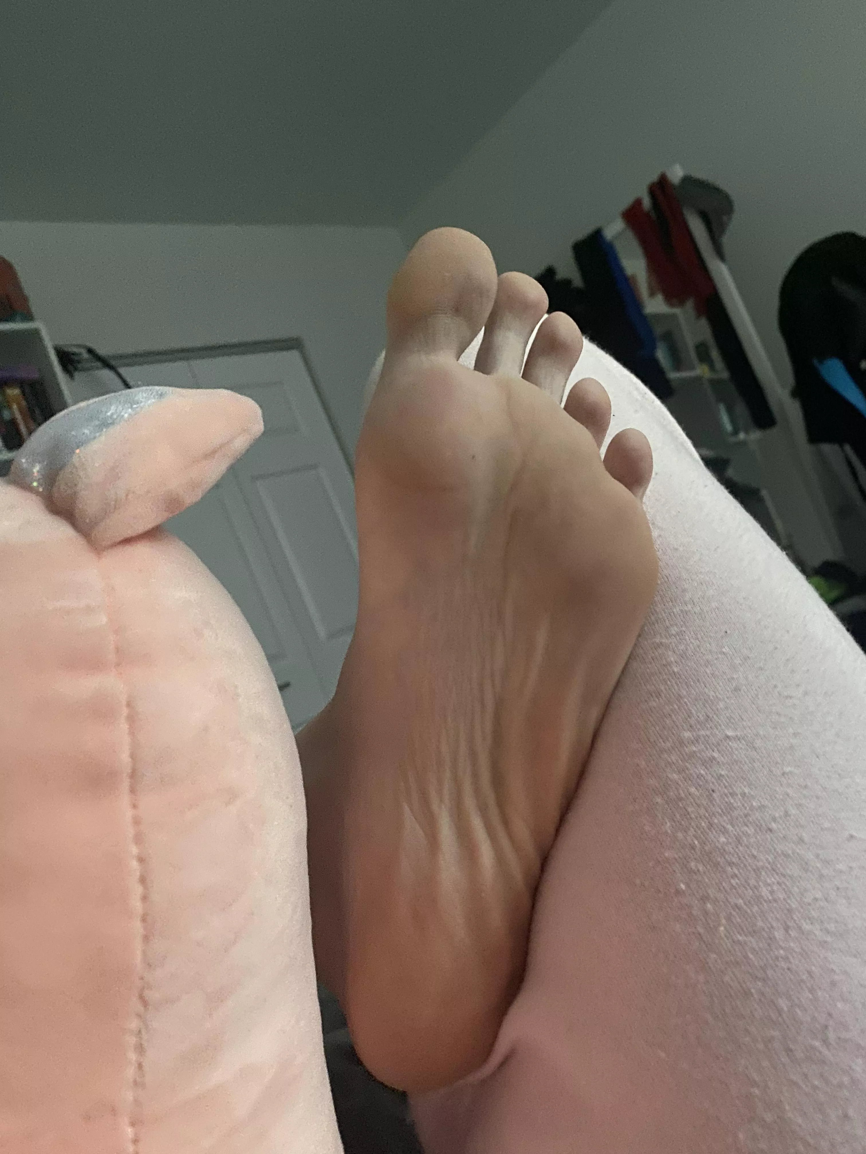 Going for my arch or my toes first?