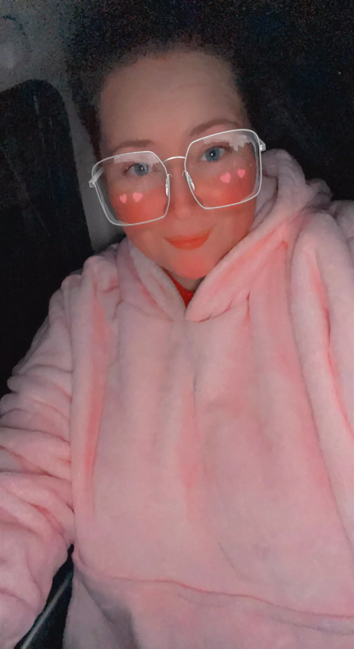 Going to get snacks in my cozy blanket hoodie