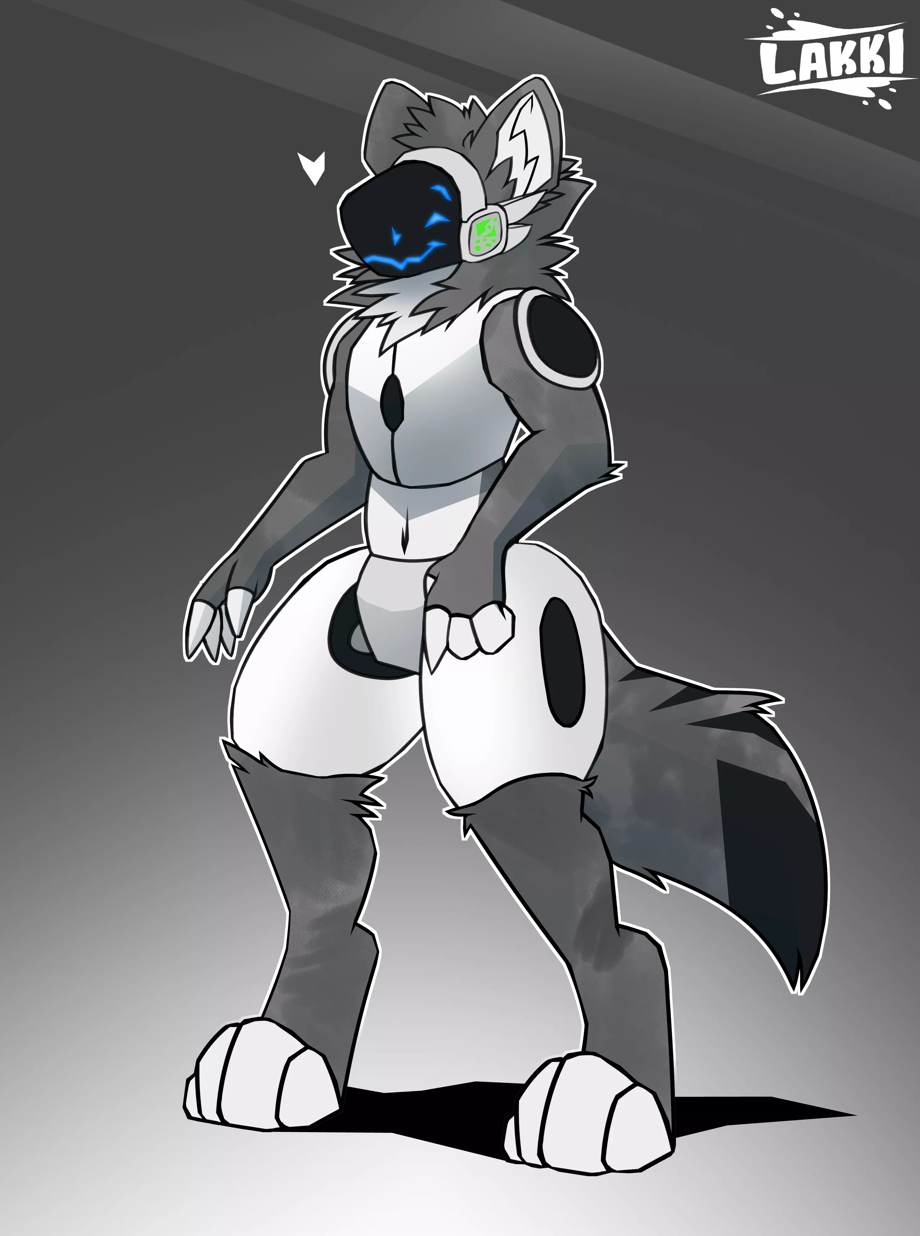 Good 'ol protogen (Artist @LakkiTheFox)