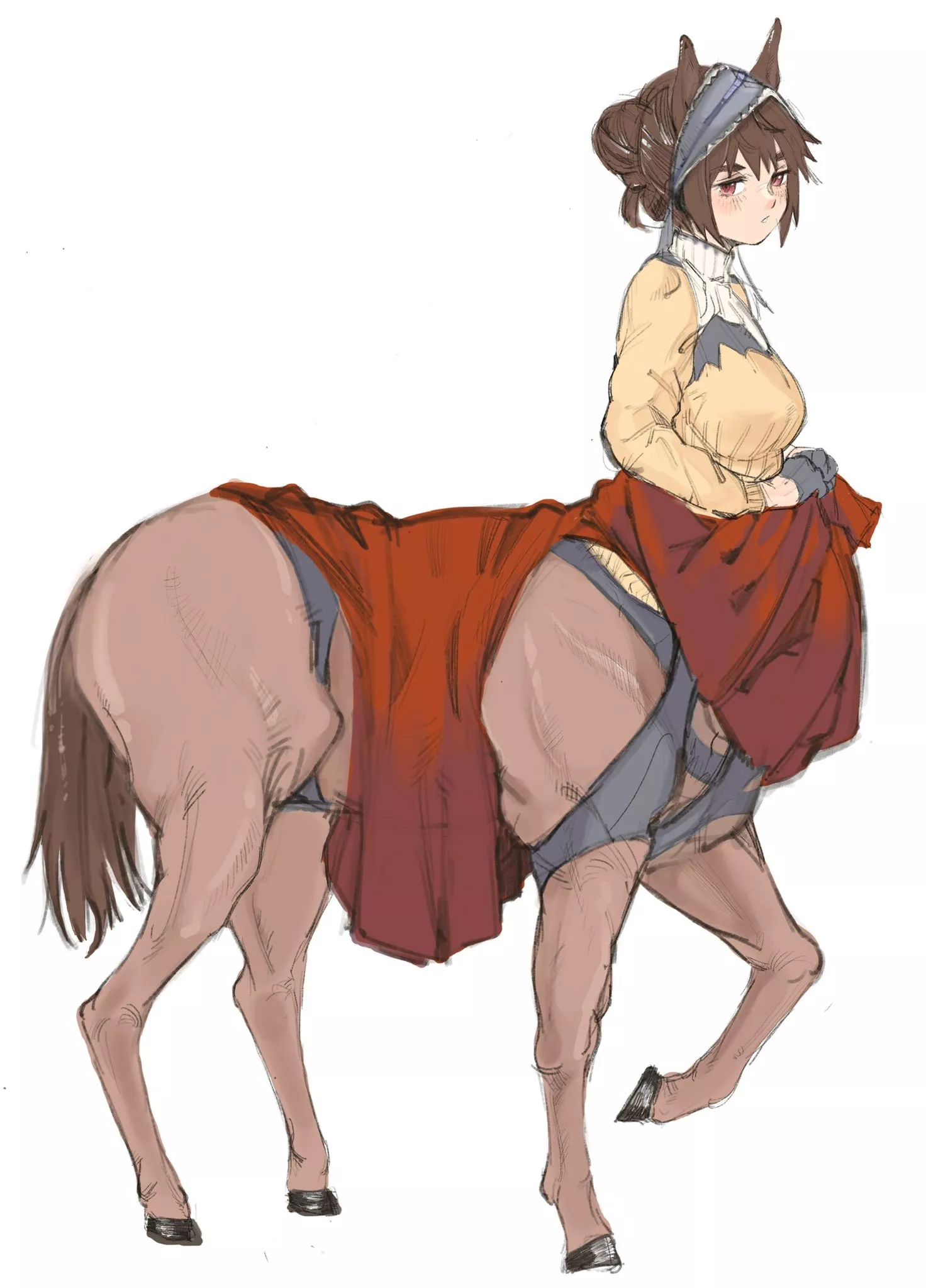 gorgeous horse waifu