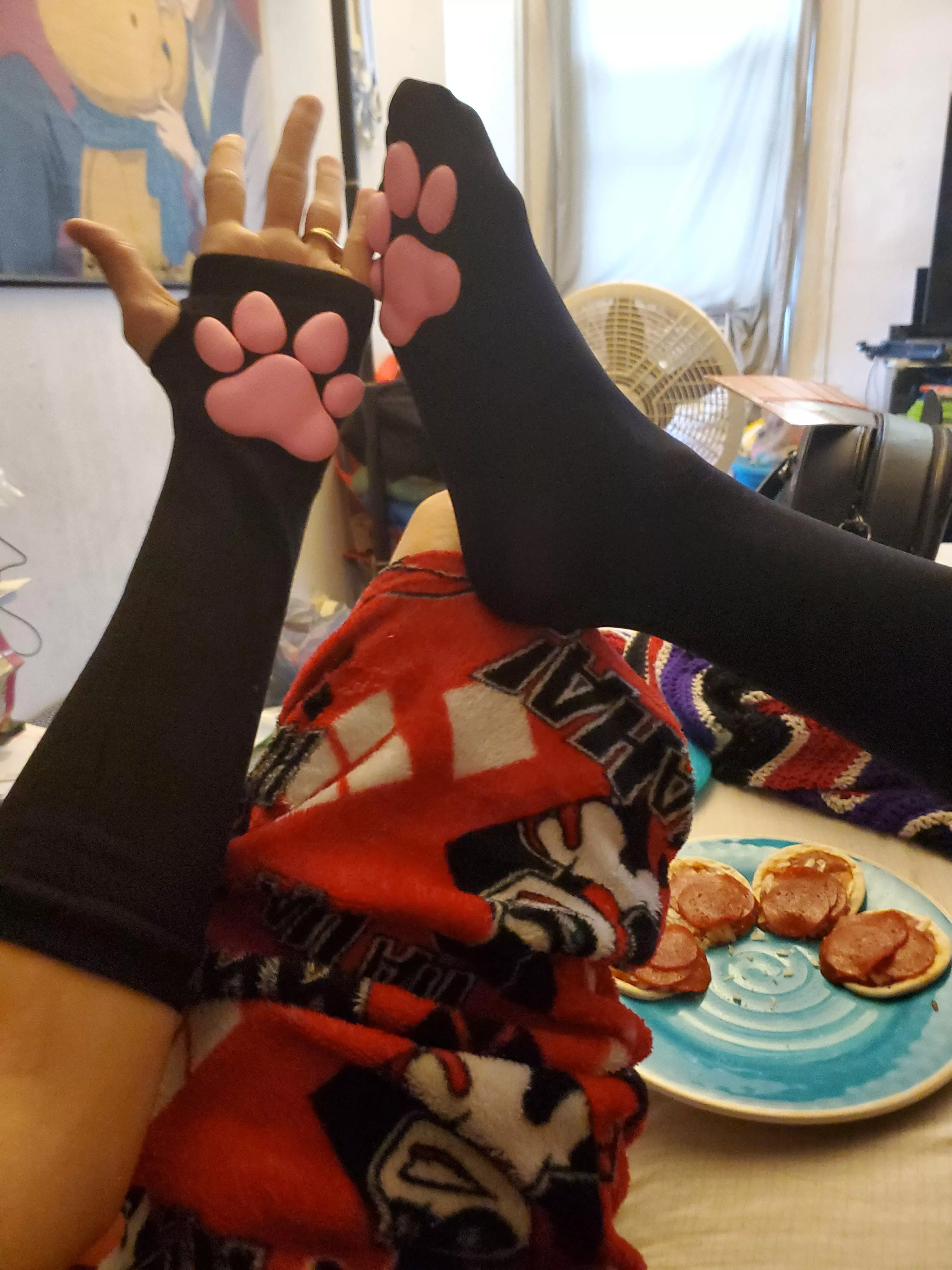 Got my paws in recently!! I can't wait to take better pictures while wearing them soon! 🥰